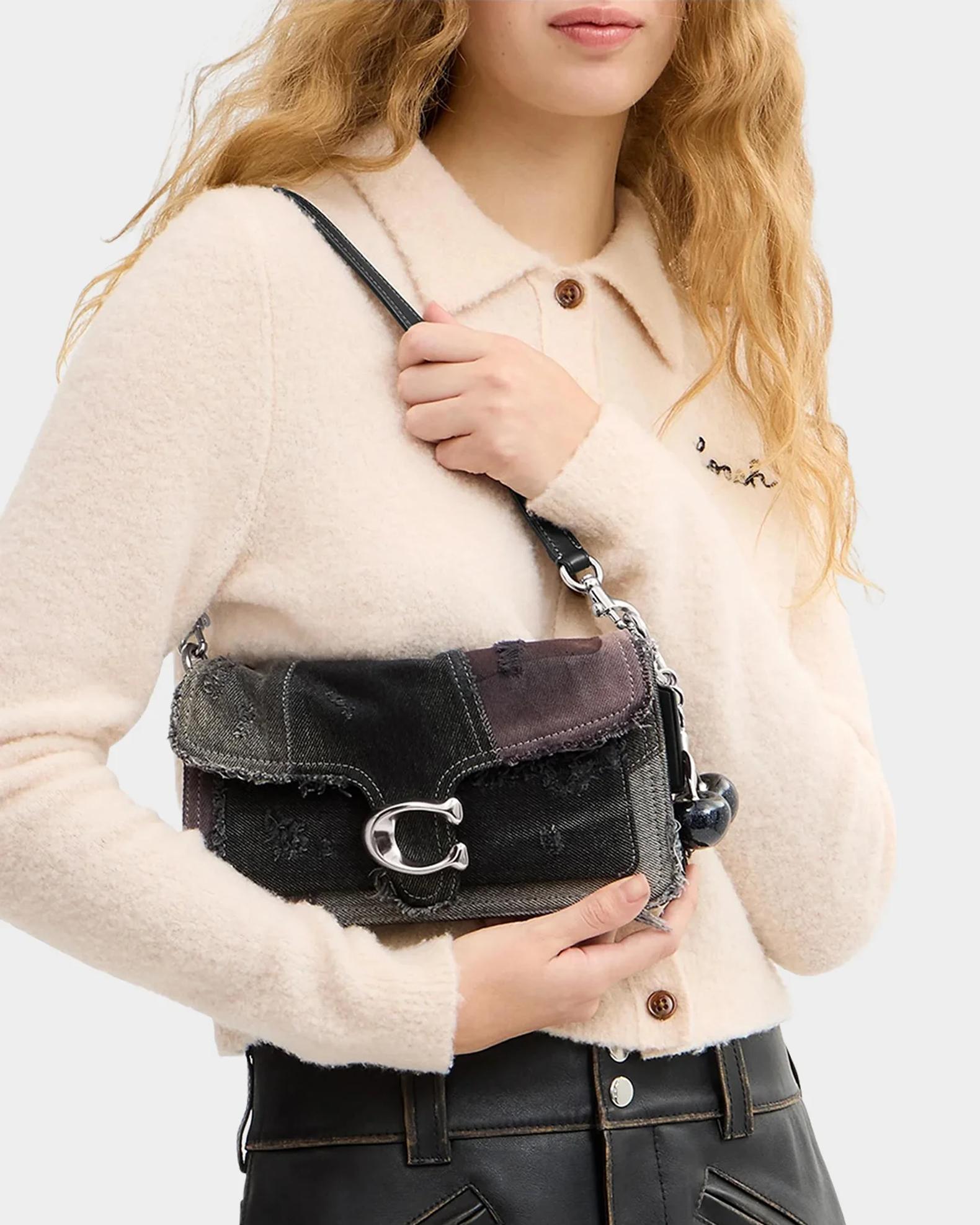 バッグ COACH Patchwork Denim Shoulder Bag Y2K COACH Tabby Patchwork Denim Shoulder Bag | Neiman Marcus