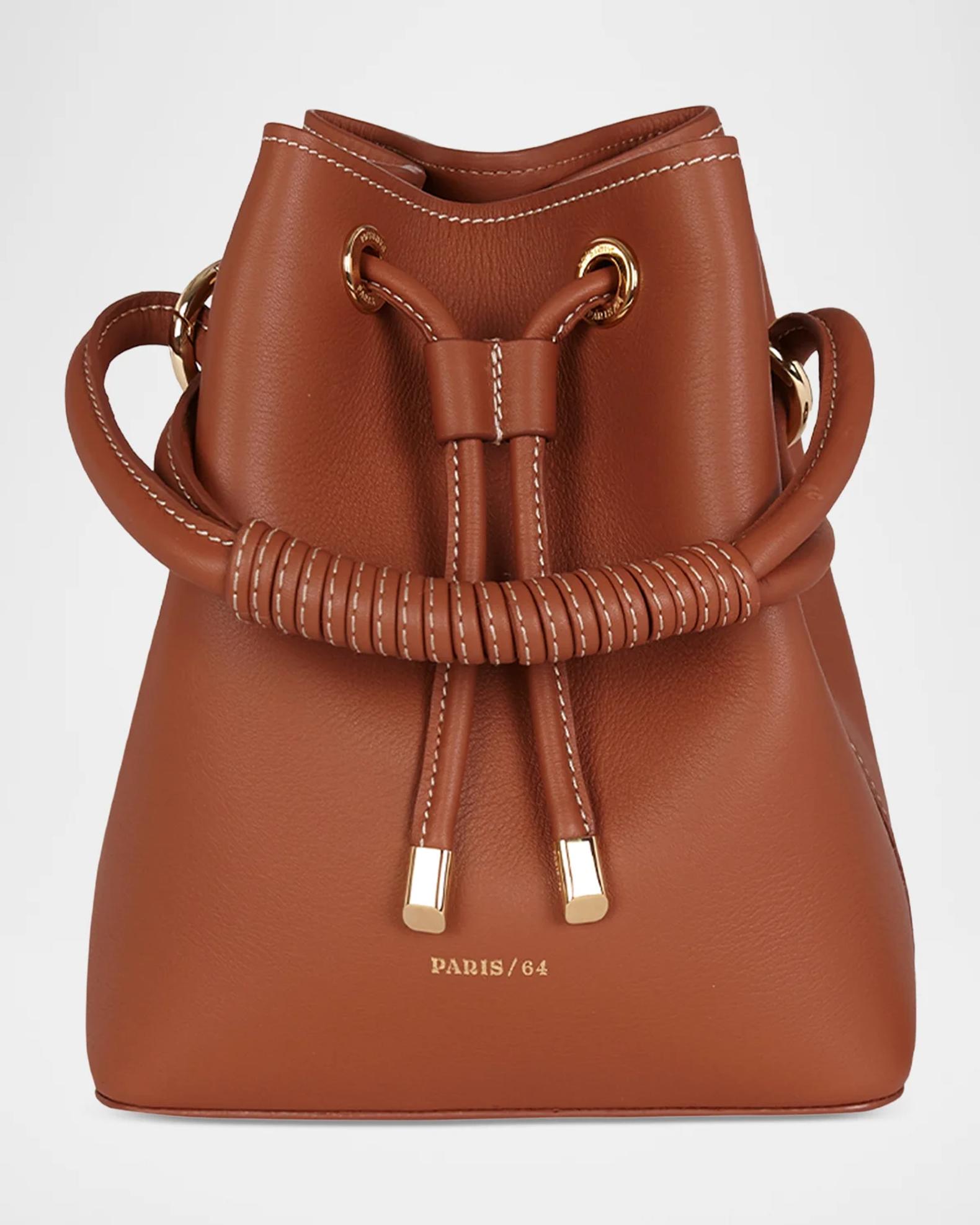 バッグ paris/64 Paris 64 Studio Leather Bucket Bag | Neiman Marcus