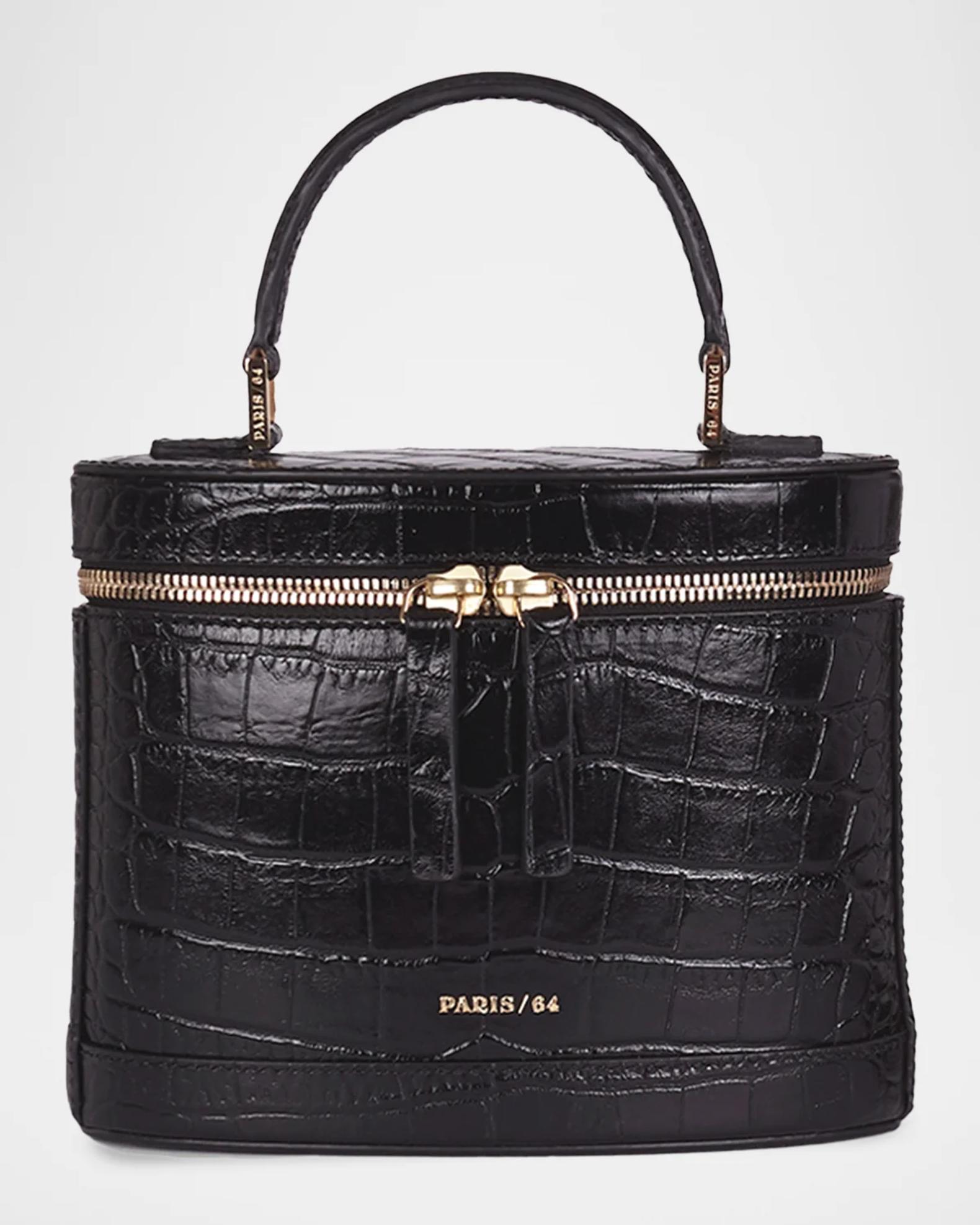 バッグ PARIS64 Prismatic black Paris 64 Prismatic Embossed Leather Top-Handle Bag | Neiman Marcus