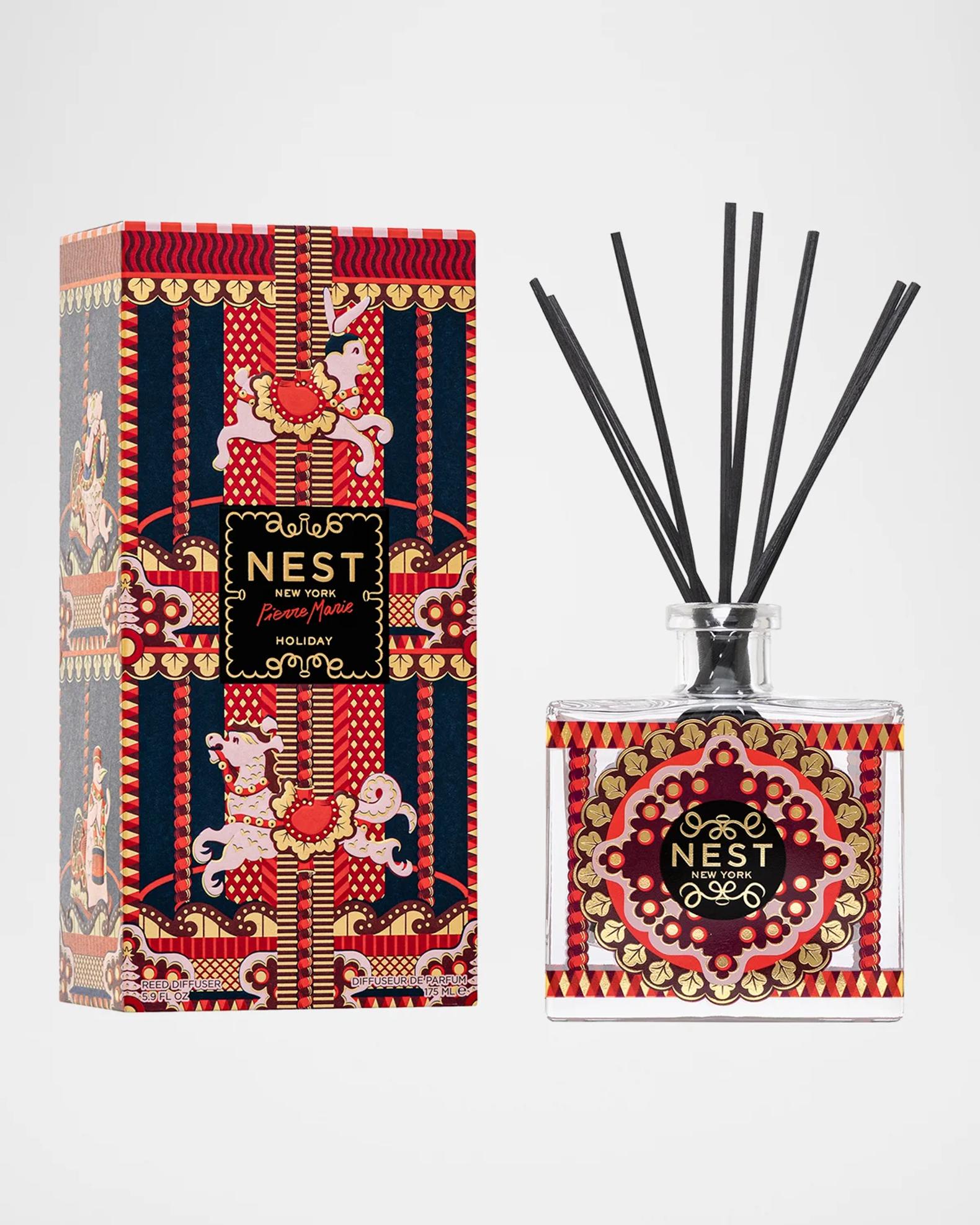 NEST New York x Pierre Marie Holiday Reed Diffuser, 5.9 oz. | Neiman Marcus