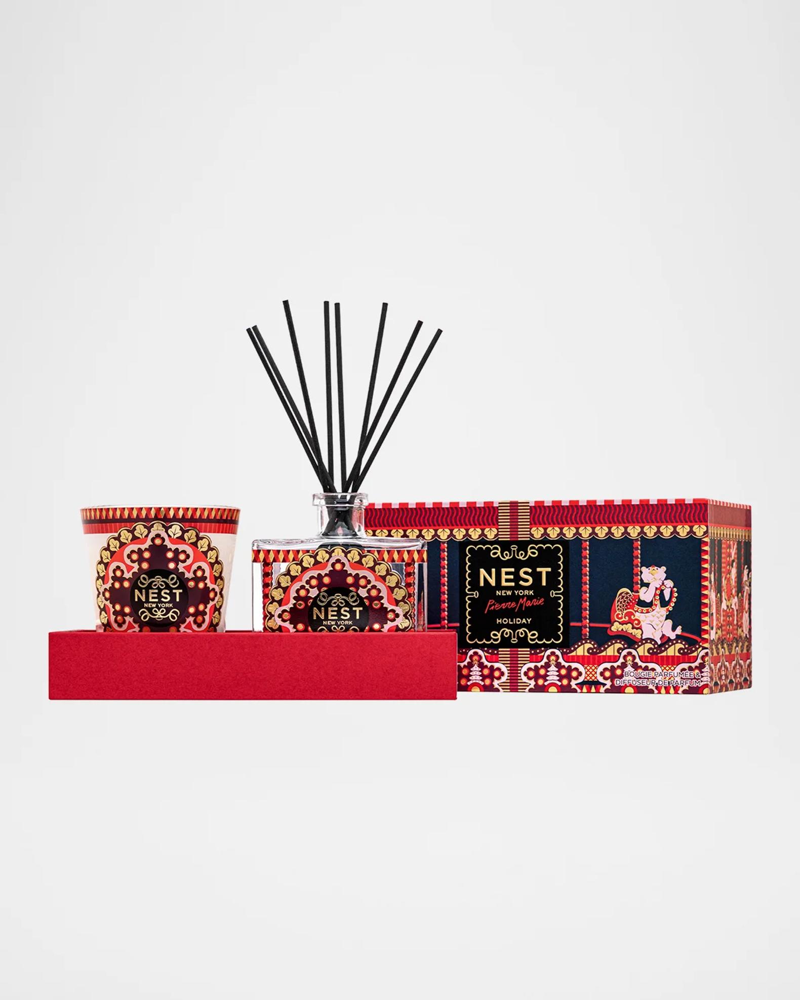 NEST New York x Pierre Marie Holiday 2-Piece Home Fragrance Gift Set ...