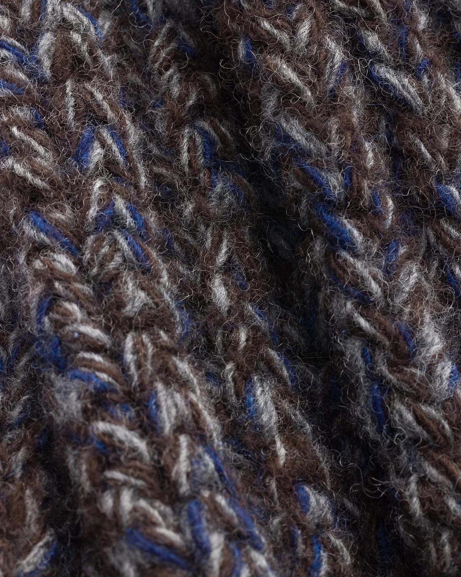 Prada Wool and Mouliné Cashmere Scarf | Neiman Marcus