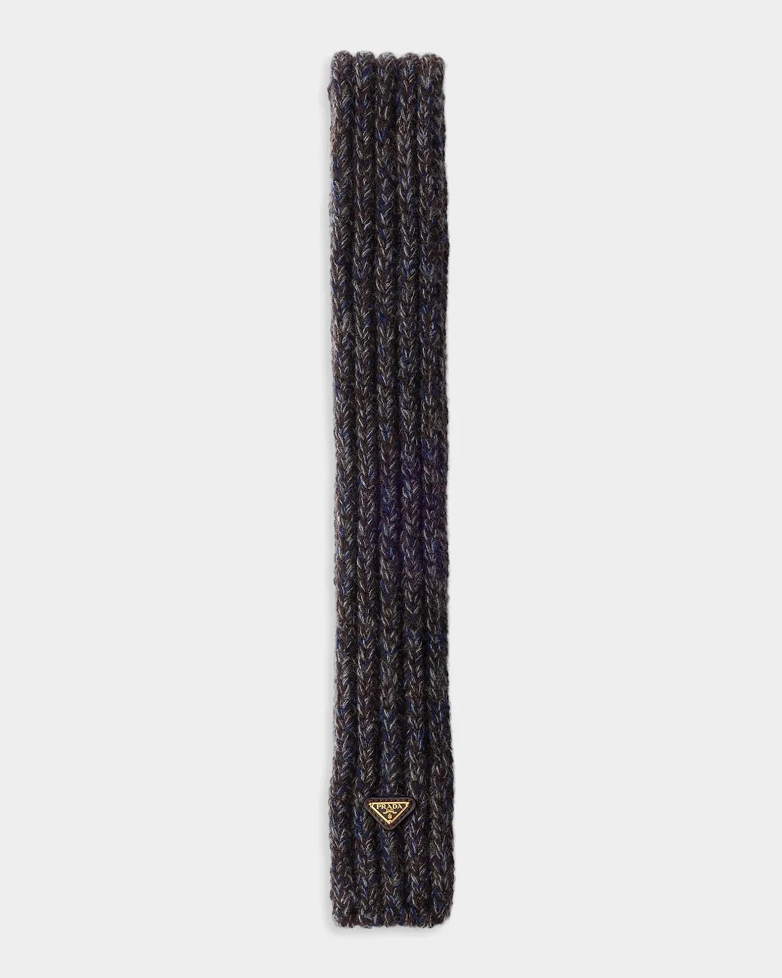 Prada Wool and Mouliné Cashmere Scarf | Neiman Marcus