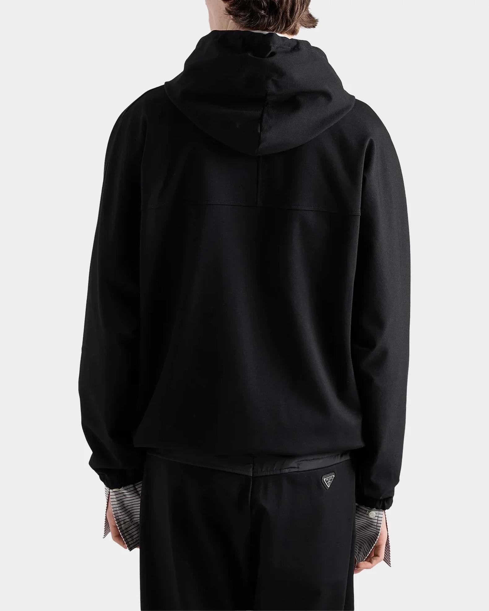 Prada Men's Technical Fleece Hoodie Jacket | Neiman Marcus