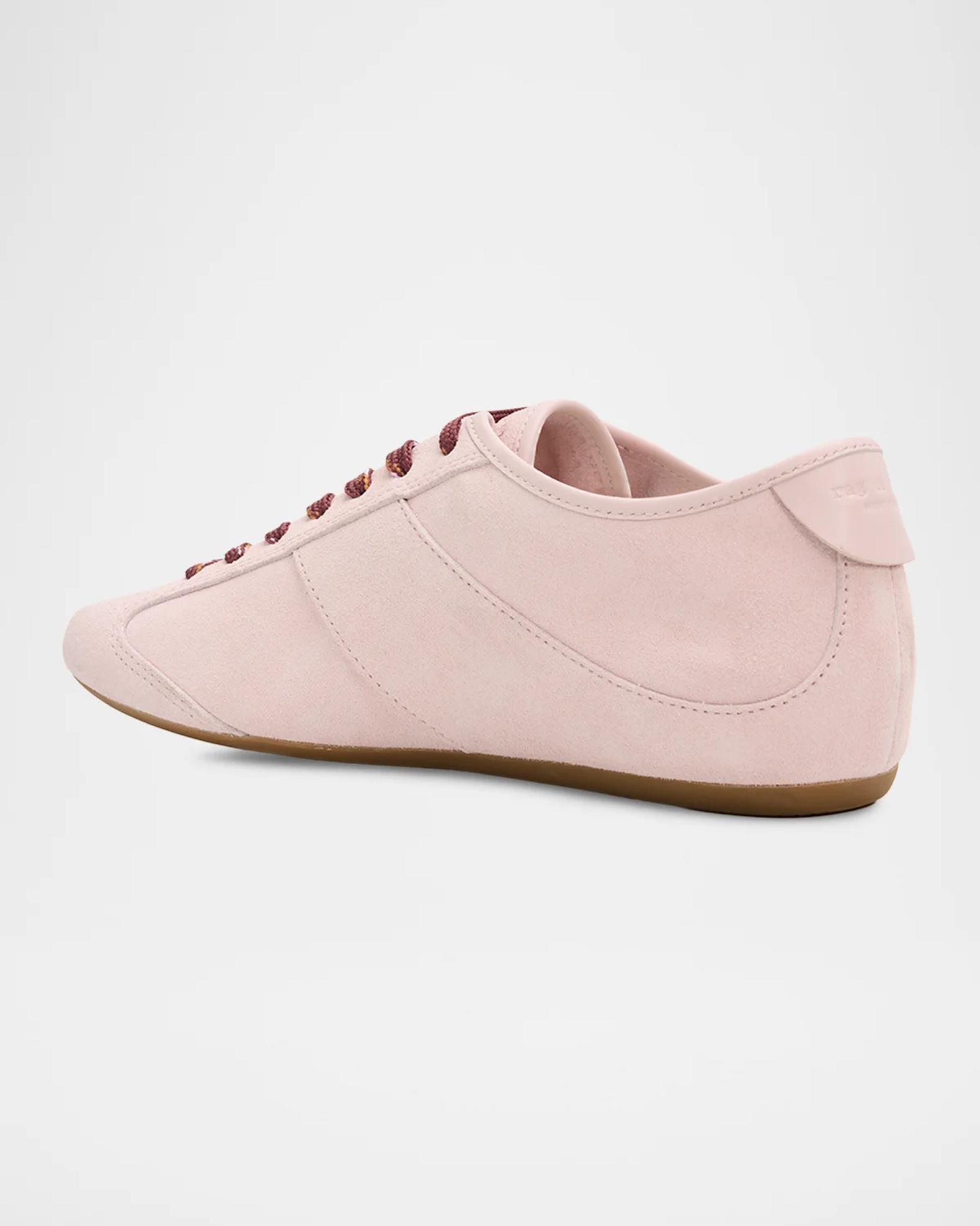 rag & bone Sullivan Contrast-Lace Suede Low-Top Sneakers | Neiman Marcus
