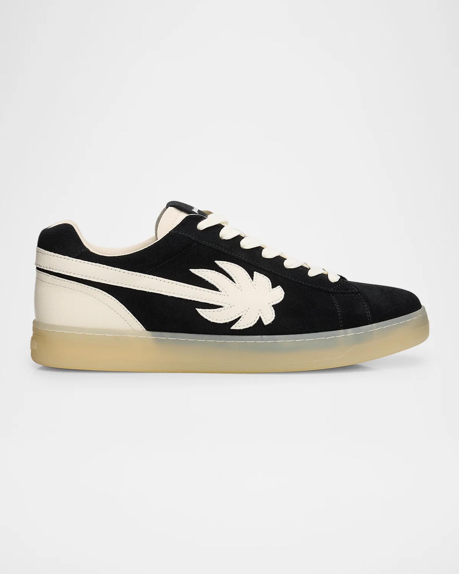 Palm Angels Men's Palm Tennis Suede Sneakers | Neiman Marcus