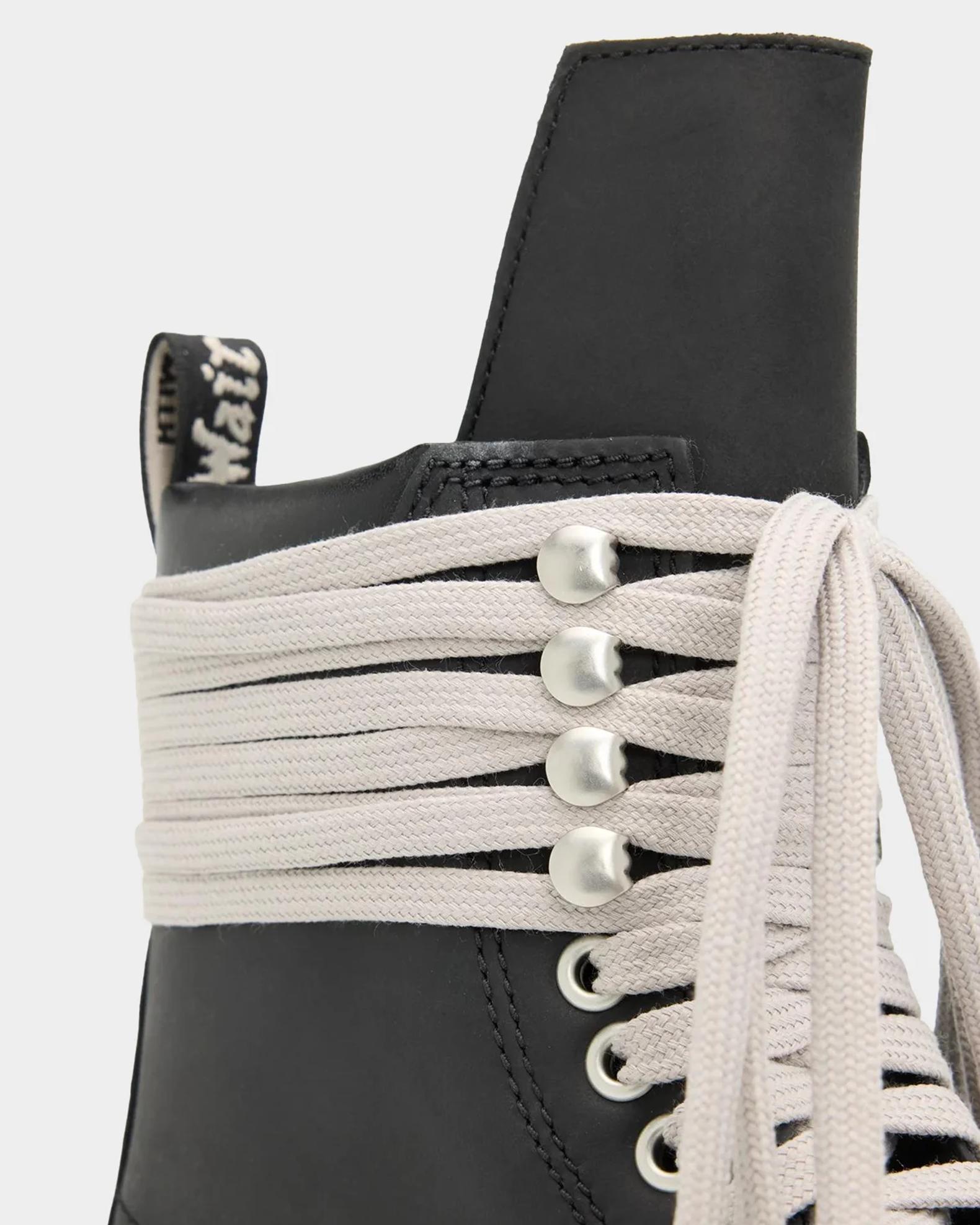 Dr. Martens x Rick Owens x Dr. Martens Quad Sole Steel-Toe Leather