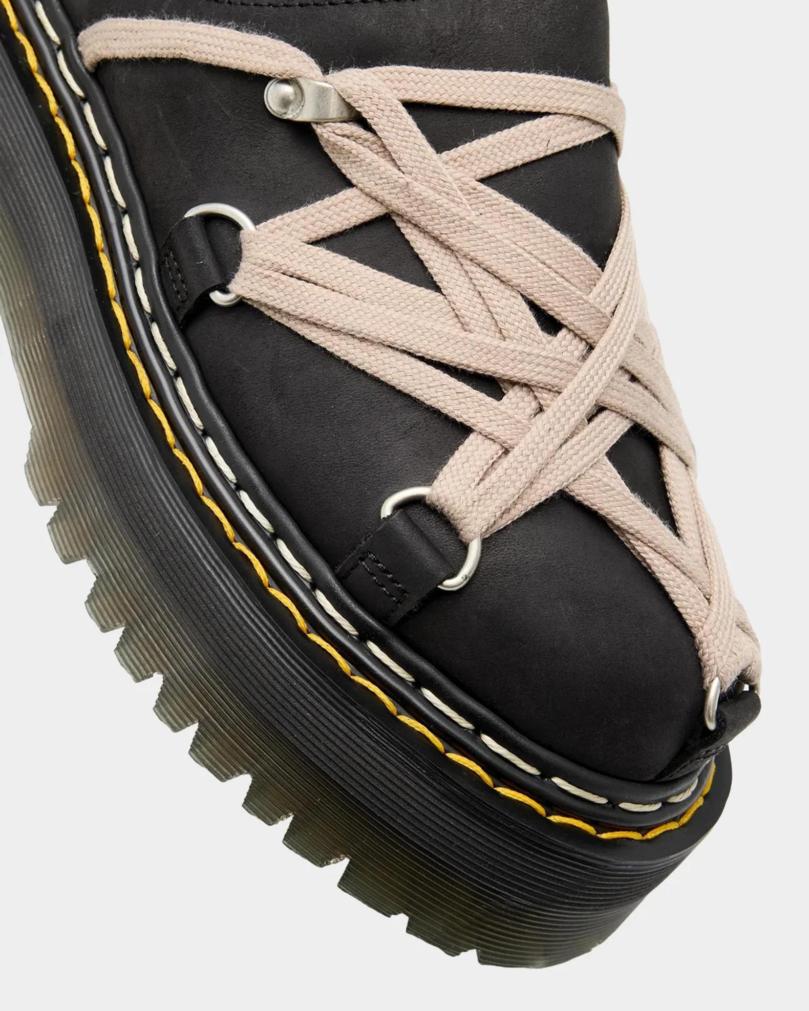 Dr. Martens x Rick Owens x Dr. Martens Quad Sole Megalace Leather