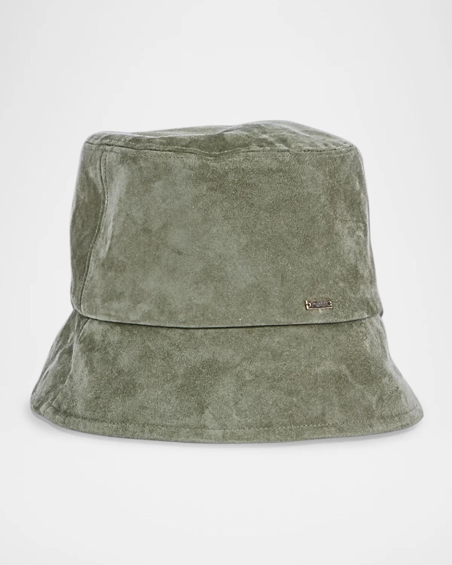 Eugenia Kim Yuki Leather Bucket Hat | Neiman Marcus