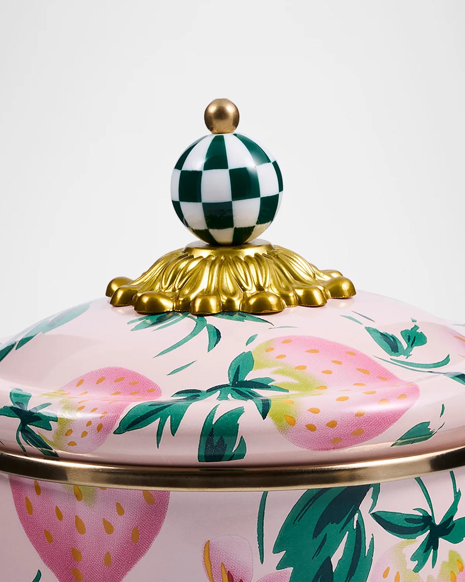 MacKenzie-Childs Small Strawberry Canister | Neiman Marcus