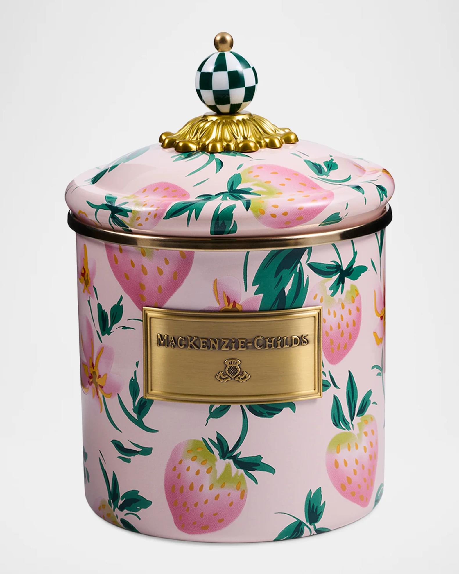MacKenzie-Childs Small Strawberry Canister | Neiman Marcus