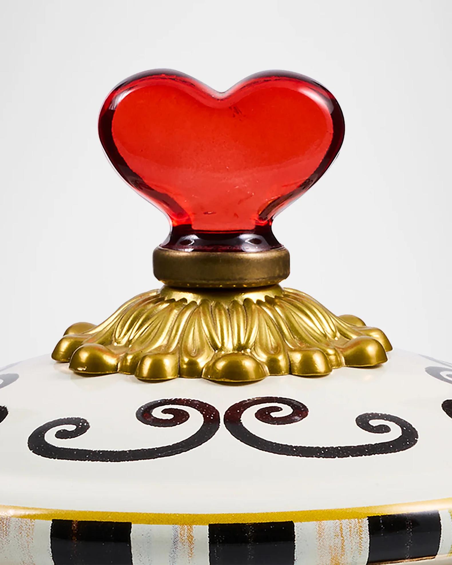 MacKenzie-Childs Small Heart Motif Canister | Neiman Marcus