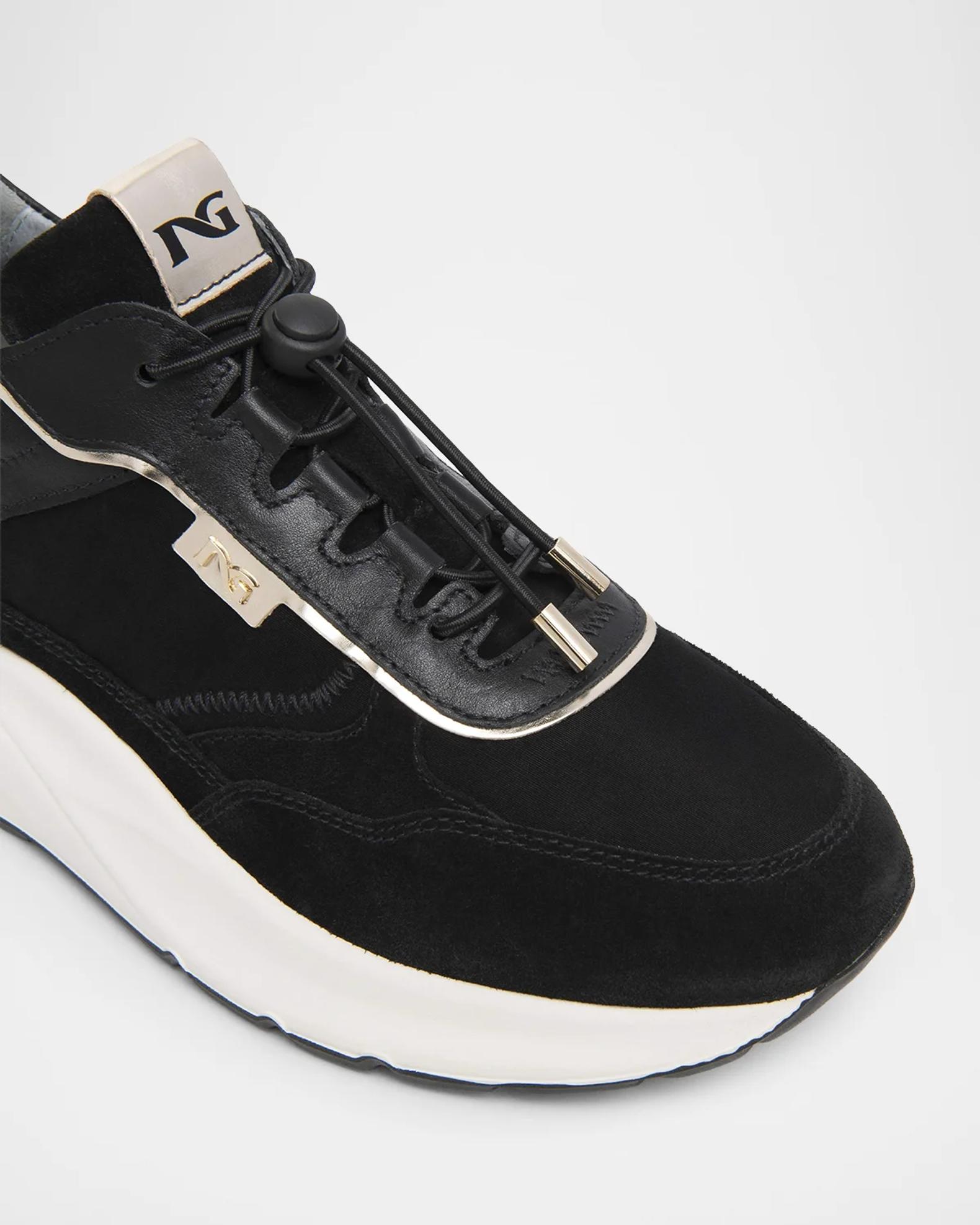 Bungee Drawcord Suede Sneakers | Neiman Marcus
