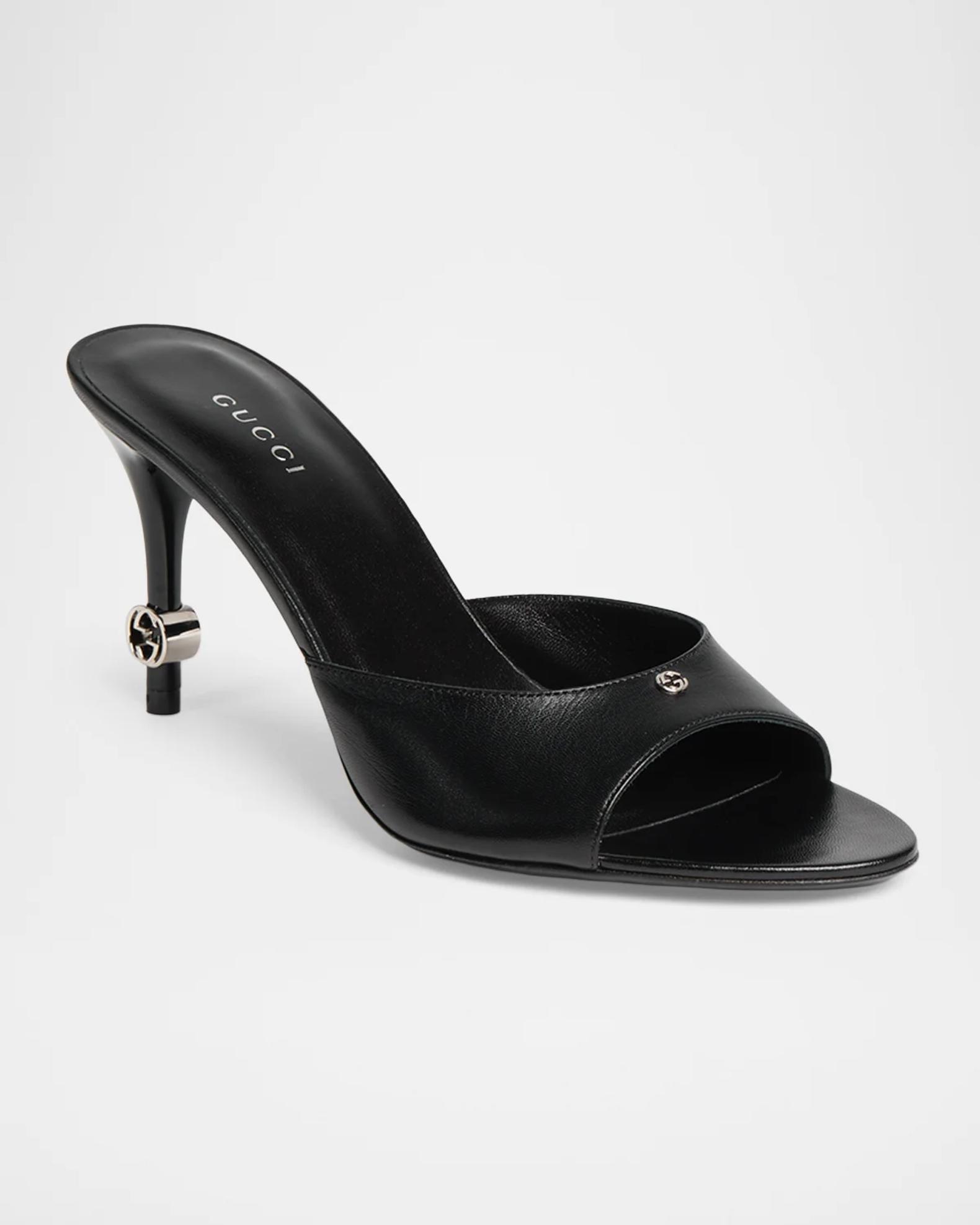 Gucci Brooks 80MM Leather Sandals | Neiman Marcus