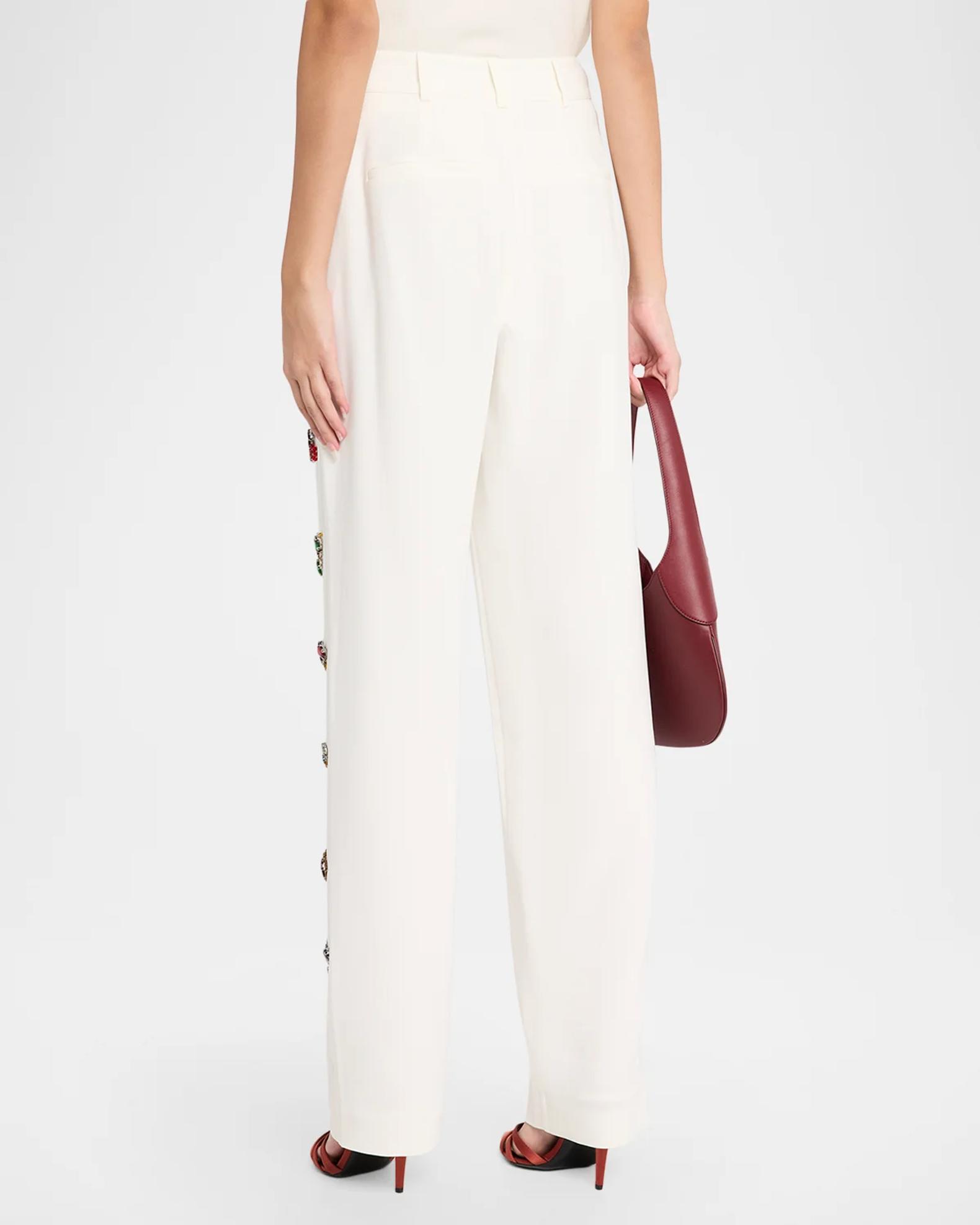 Cinq à Sept Collins Crown Jewel High-Rise Pants | Neiman Marcus