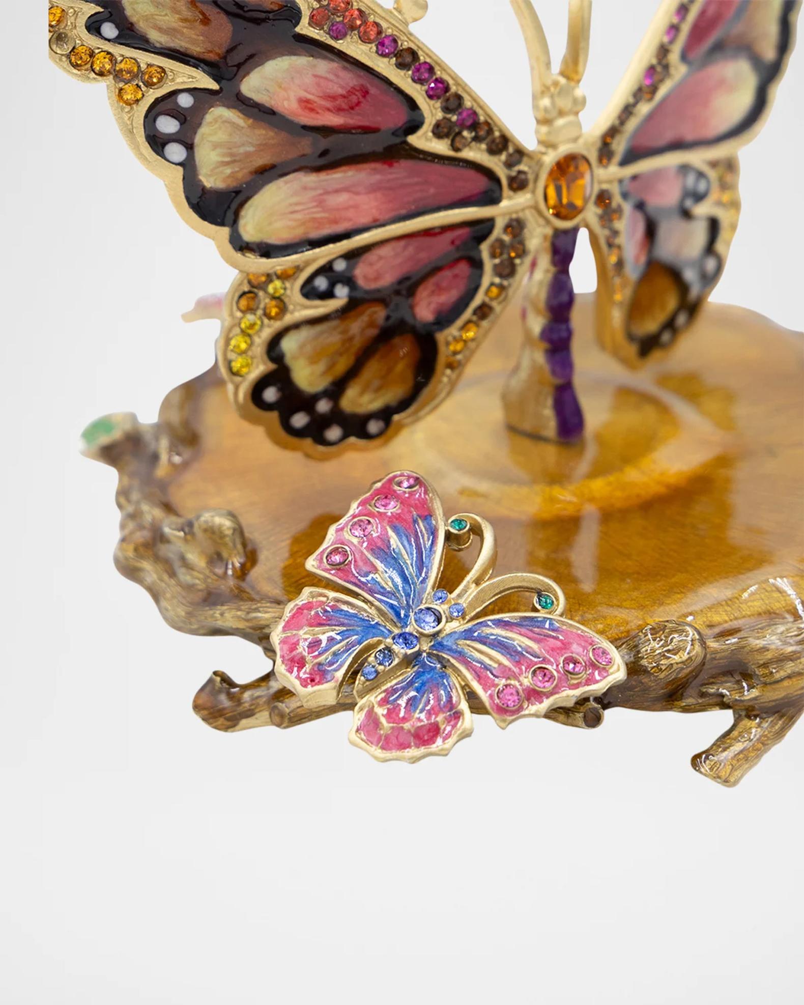 Jay Strongwater Mariposa Flutter Of Butterflies Sculpture | Neiman Marcus