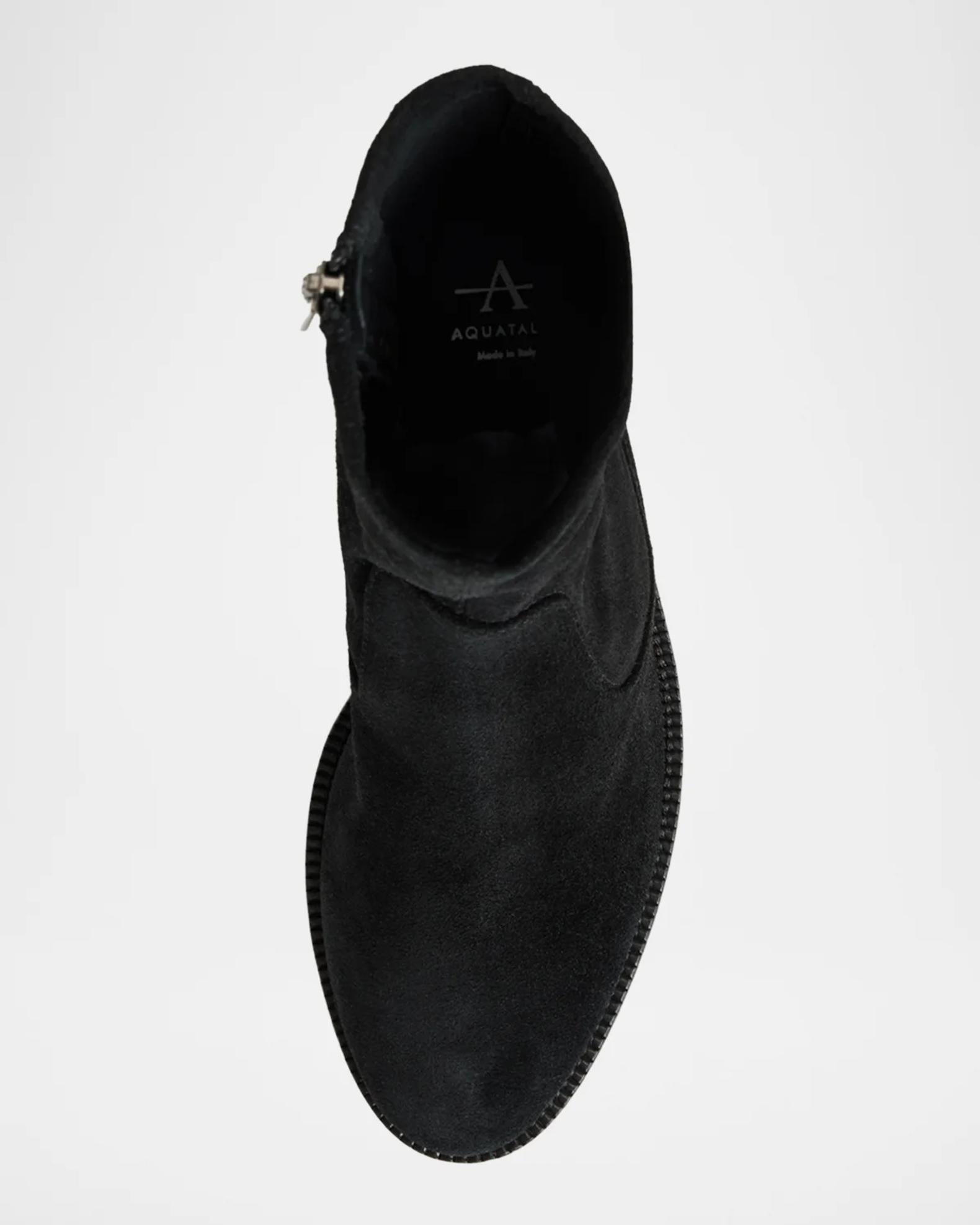 Aquatalia 75mm Joplin Waterproof Suede Ankle Boots | Neiman Marcus
