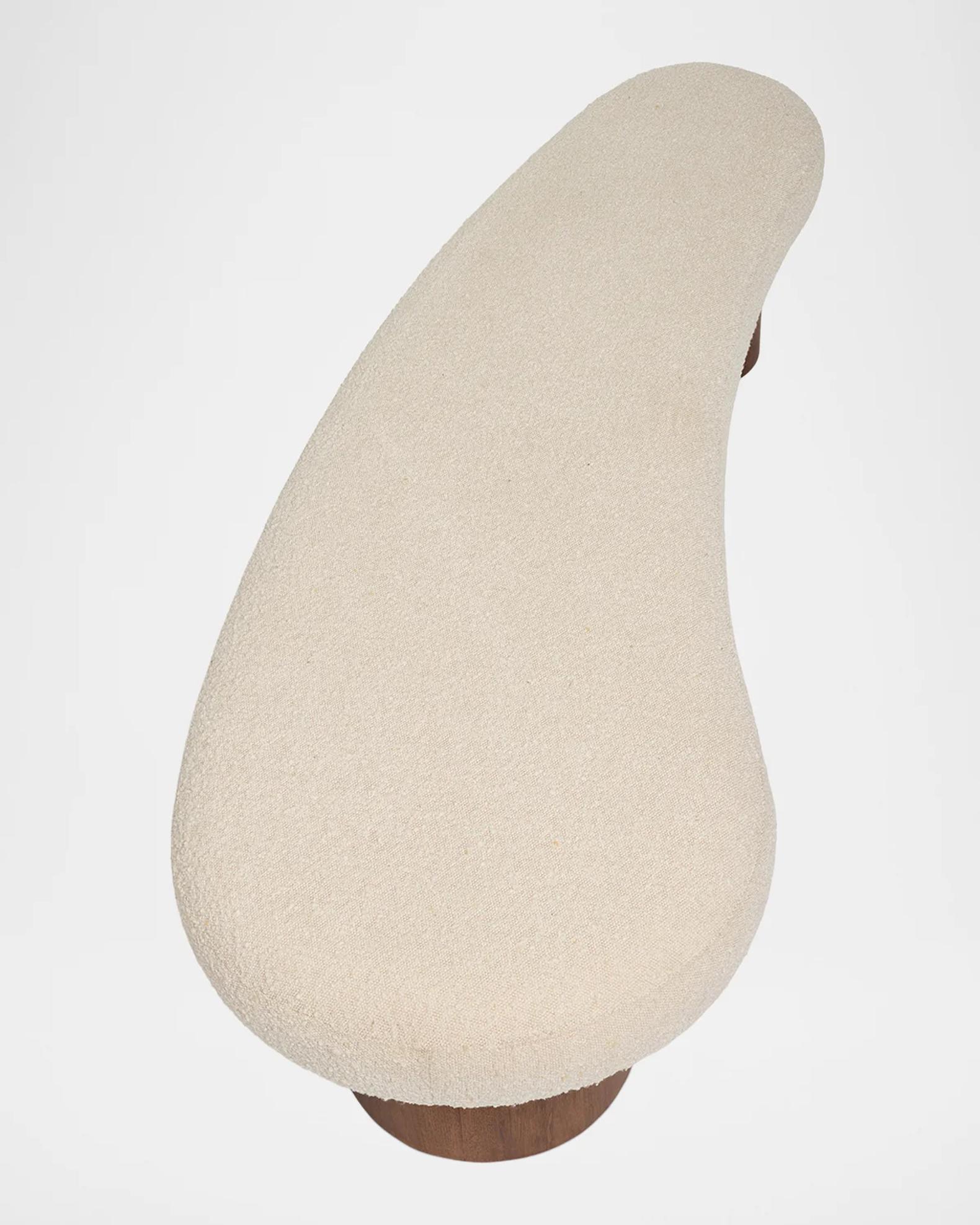 Interlude Home Caillou Boucle Bench | Neiman Marcus