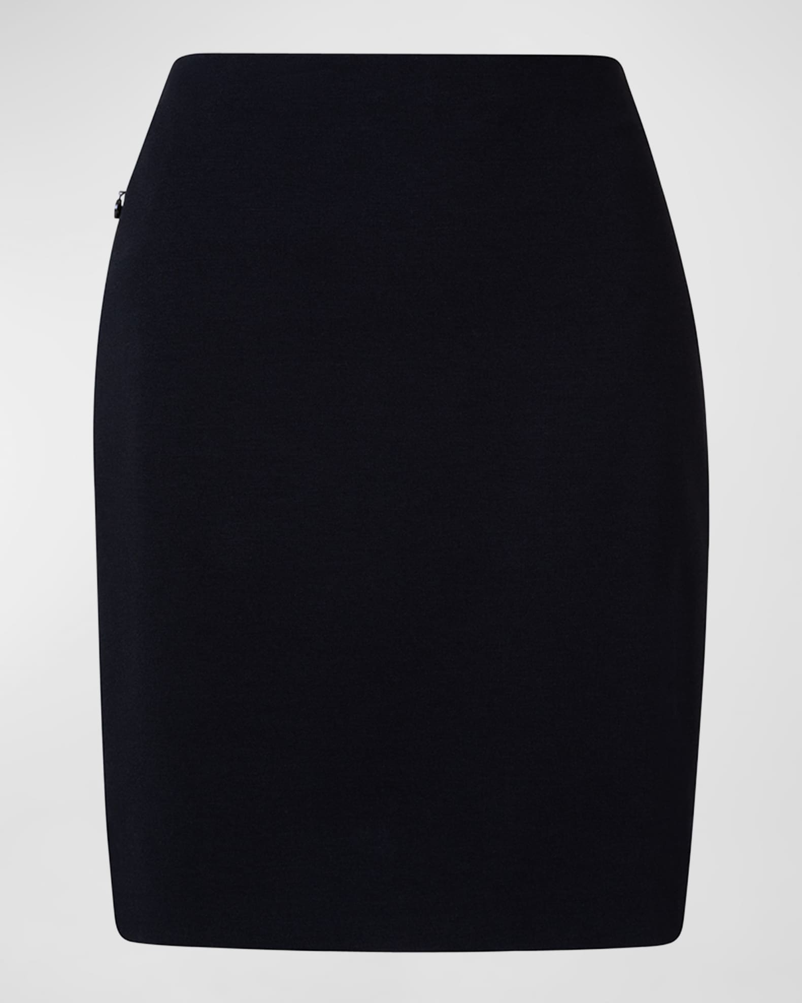 Short Stretch-Jersey Skirt, Black 0