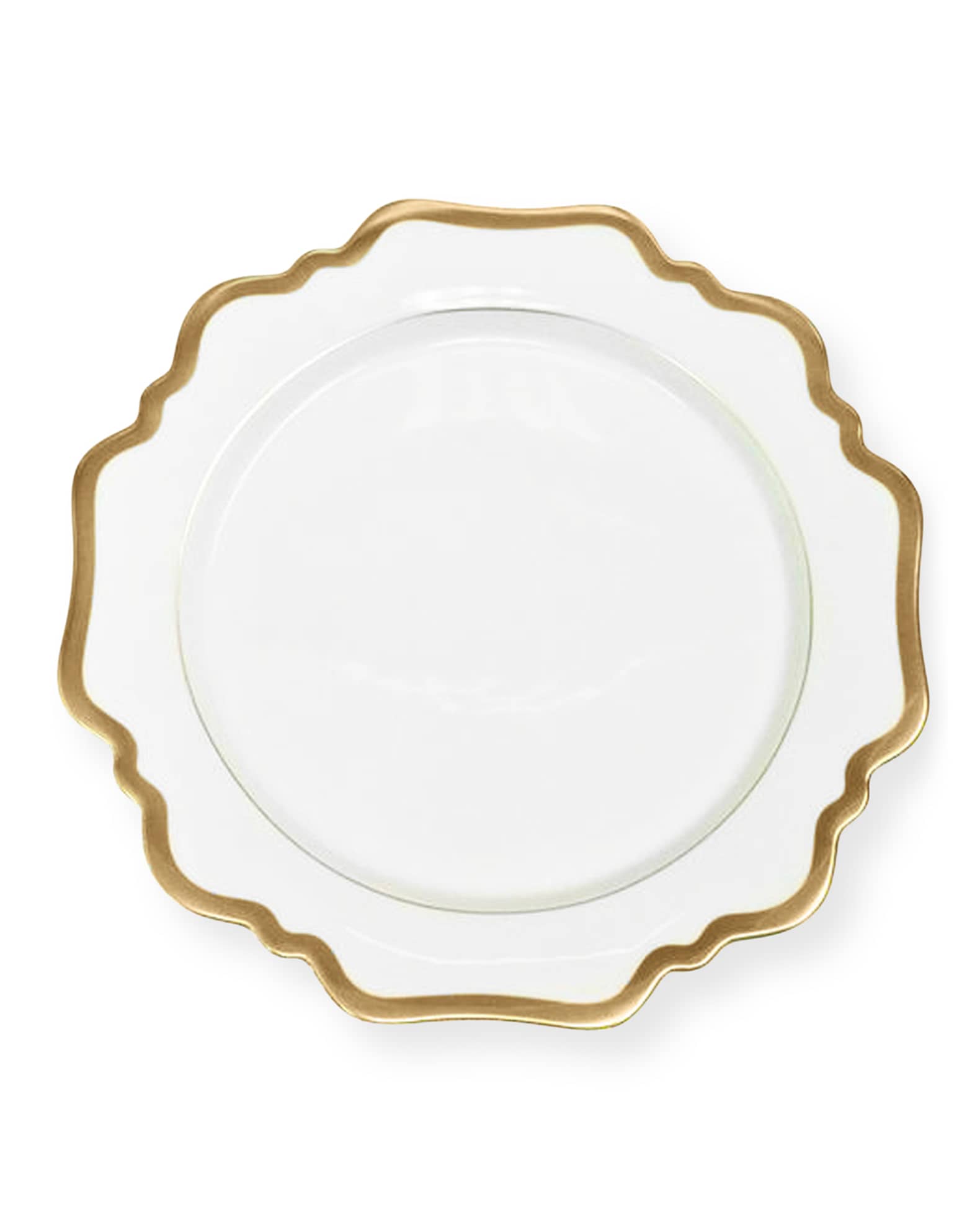 Antiqued White Dessert Plate 0