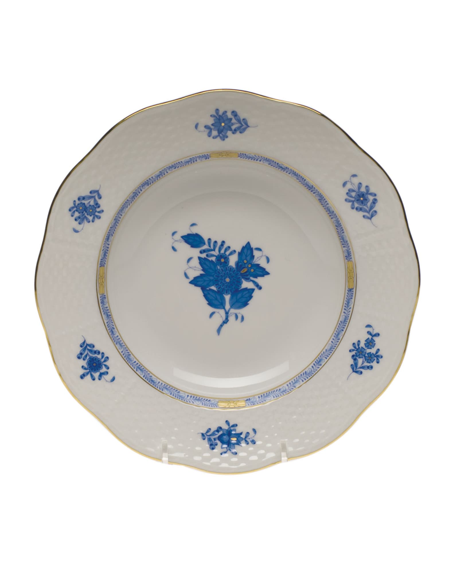 Chinese Bouquet Rim Soup Bowl 0