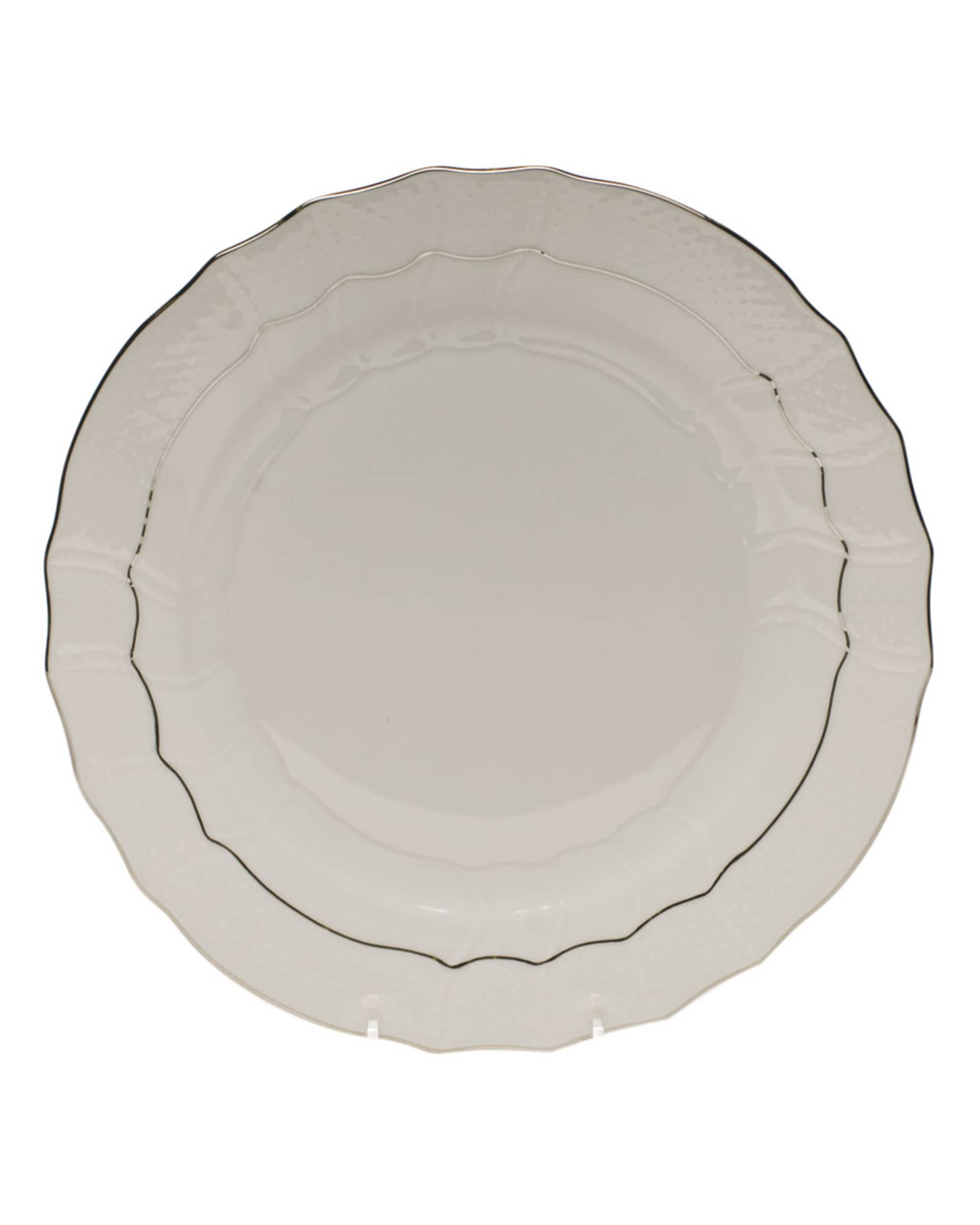 Platinum Edge Dinner Plate 0