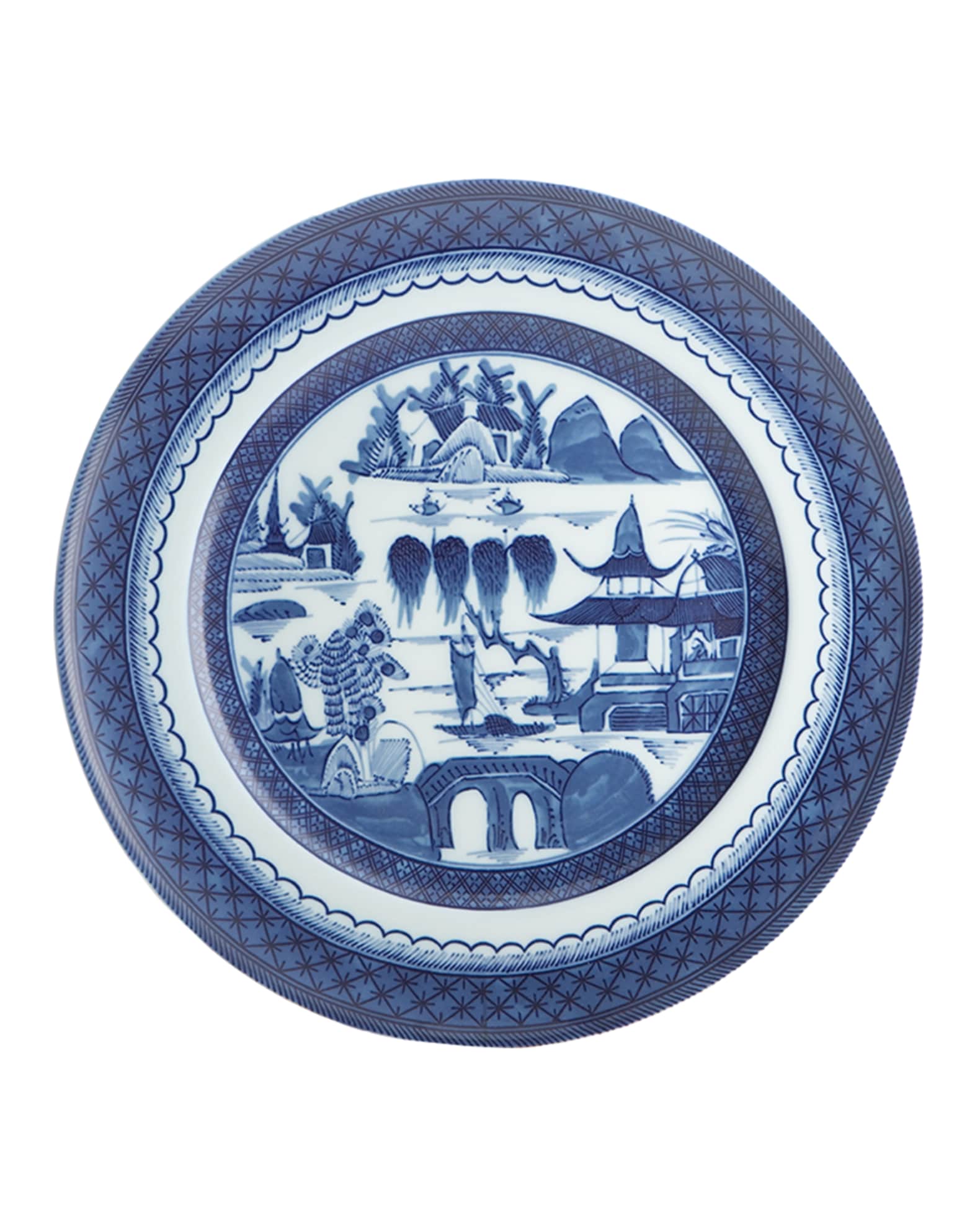 Blue Canton Dinner Plate 0