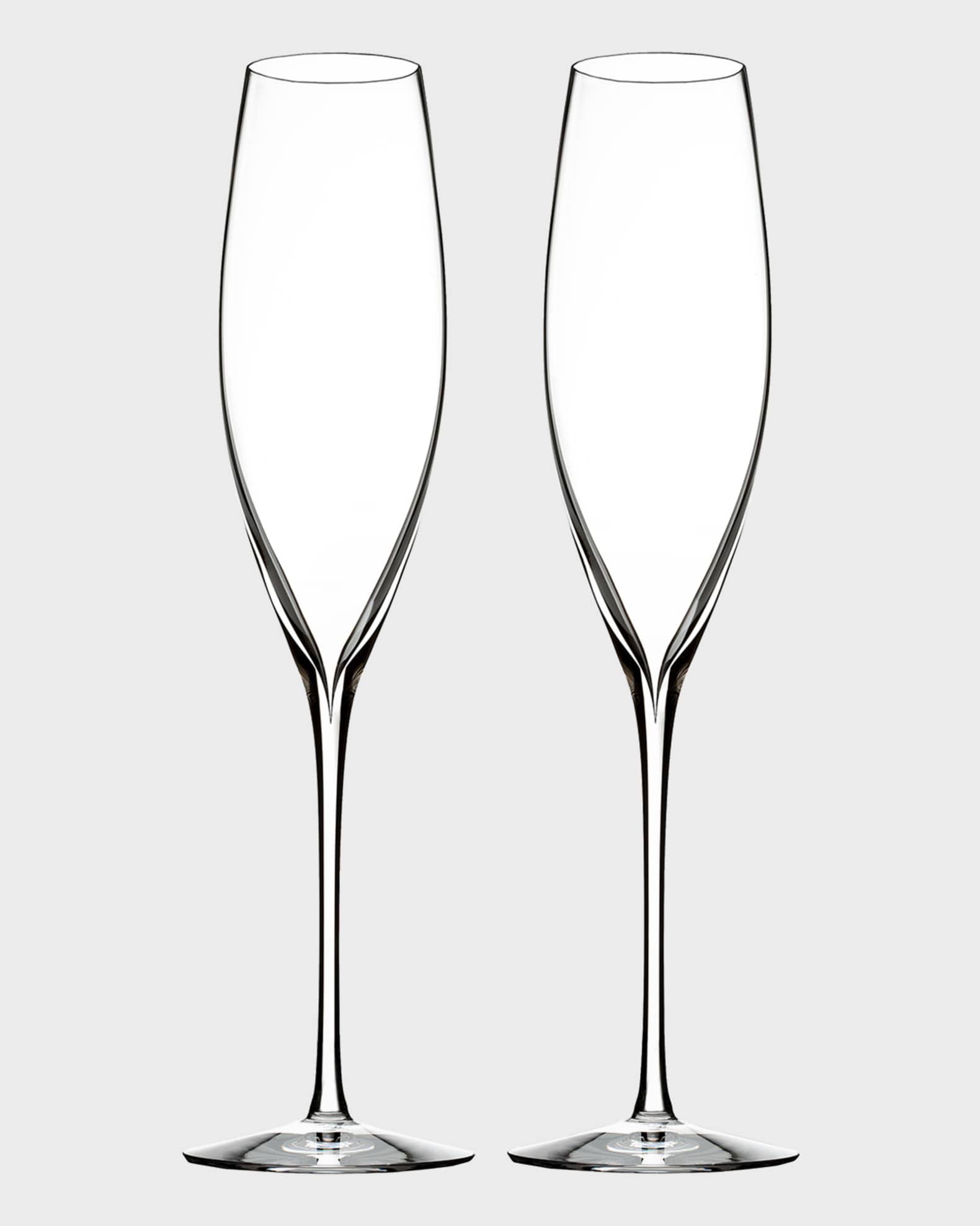 Waterford Crystal Elegance Champagne Flutes, Set of 2