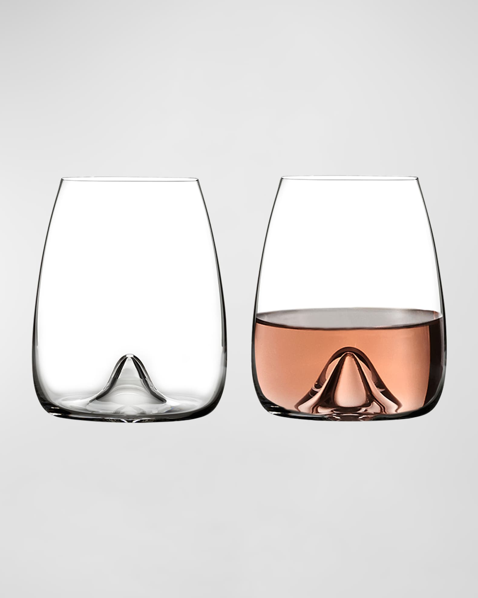 Waterford Crystal Elegance Optic Stemless Wine Glasses, Set of 2