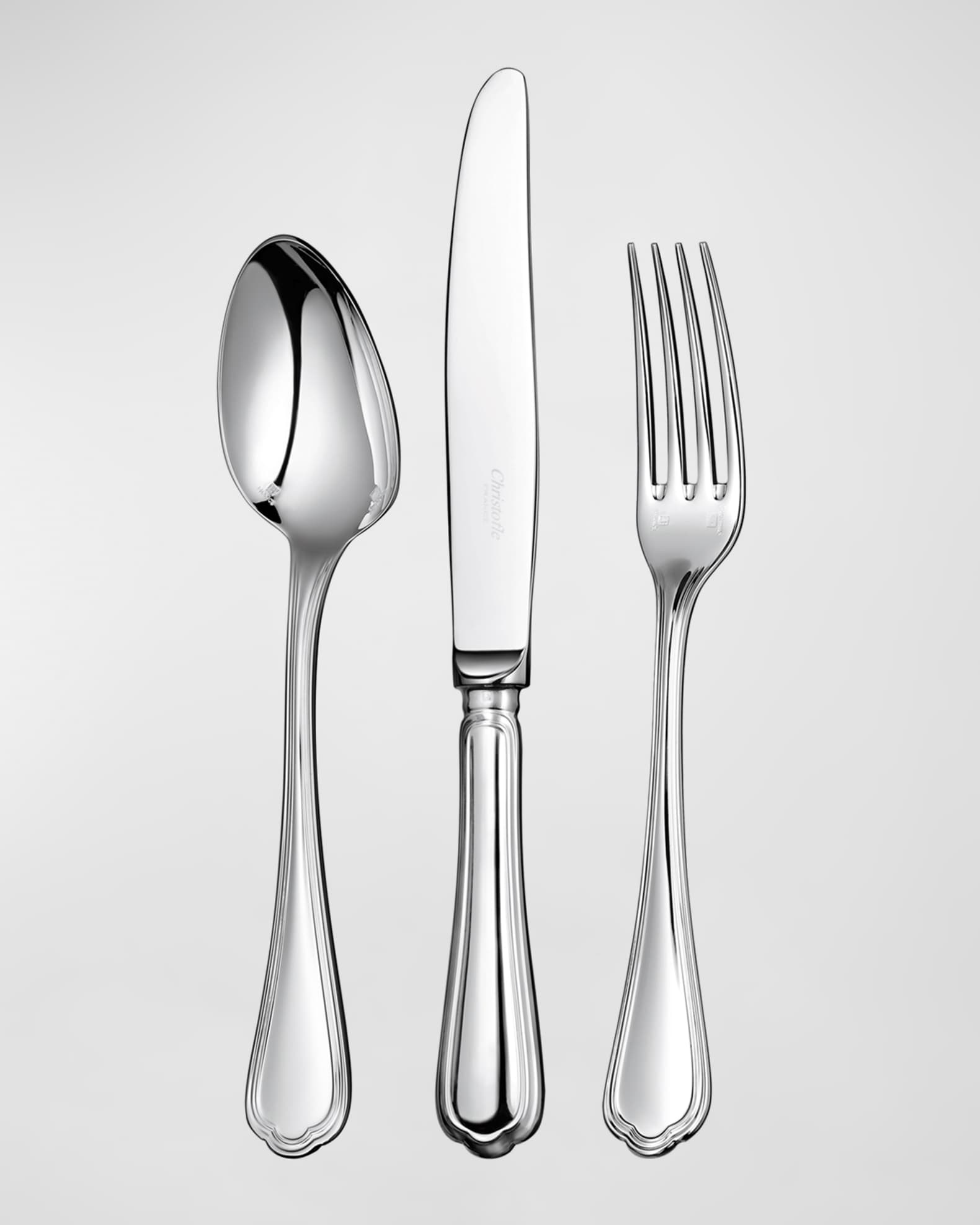 Christofle Spatours Silver-Plated Place Spoon | Neiman Marcus