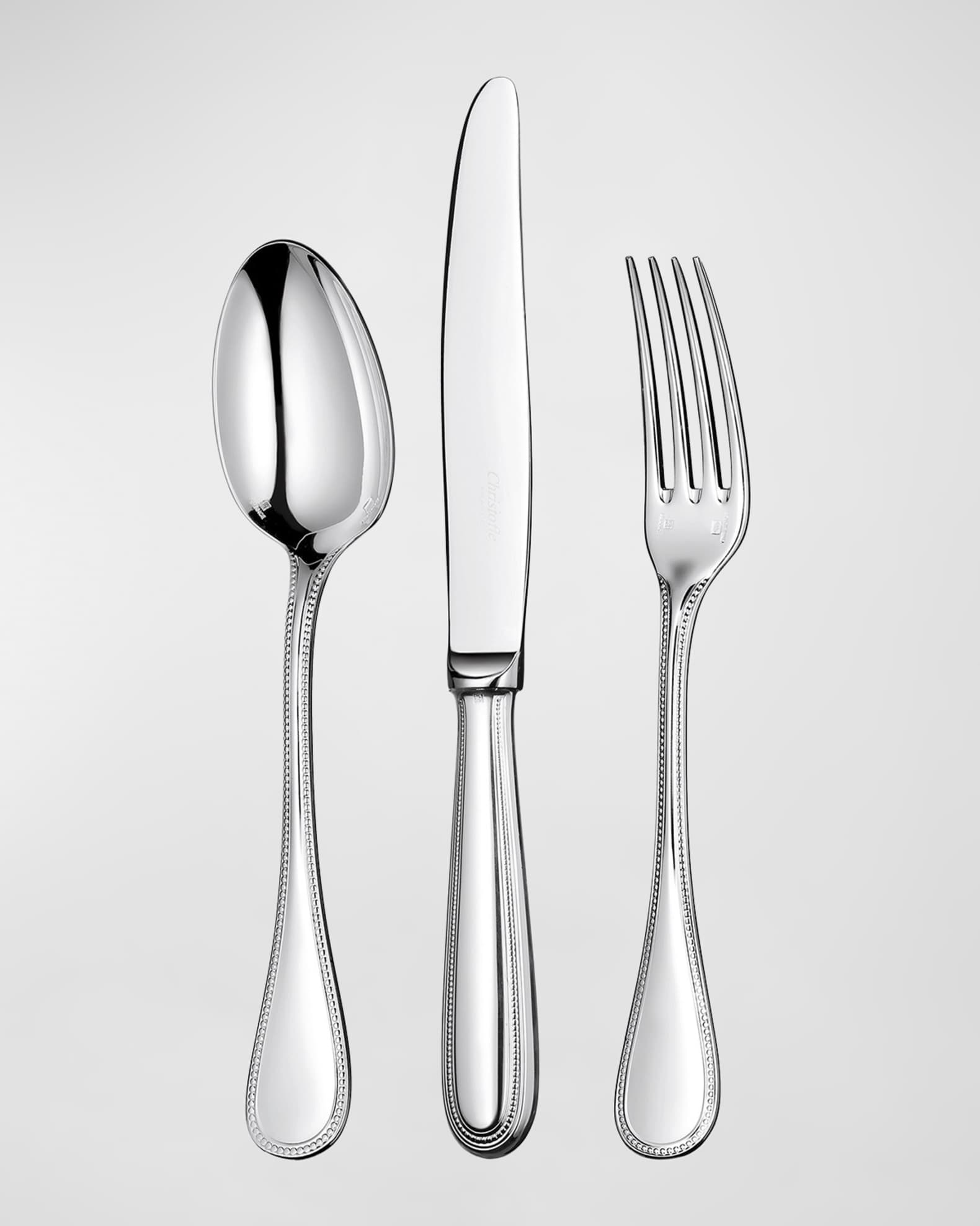 Perles Silver-Plated Salad Fork 1