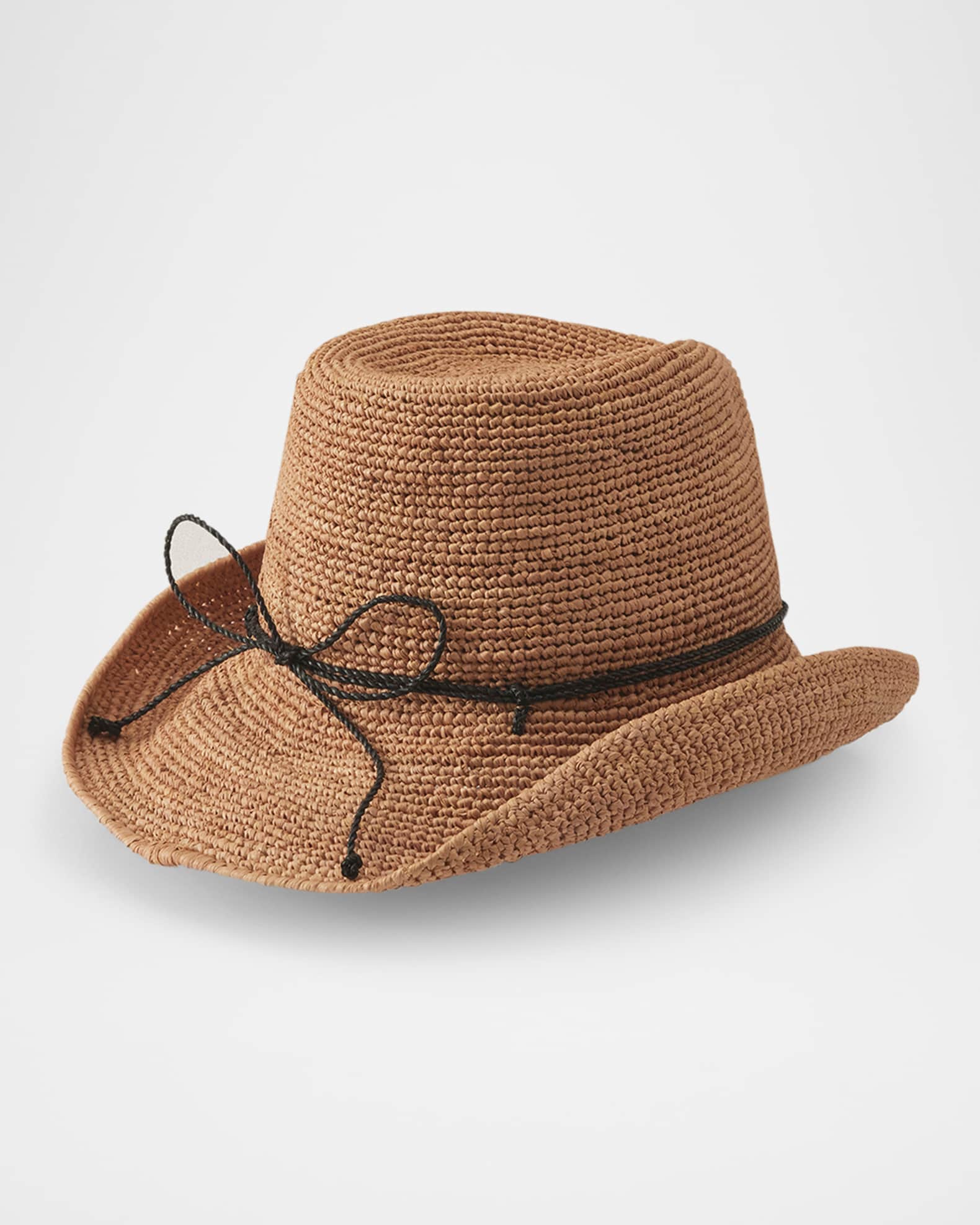 HELEN KAMINSKI☆ブラウン BELEN Helen Kaminski Belen Raffia Cowboy Hat | Neiman Marcus