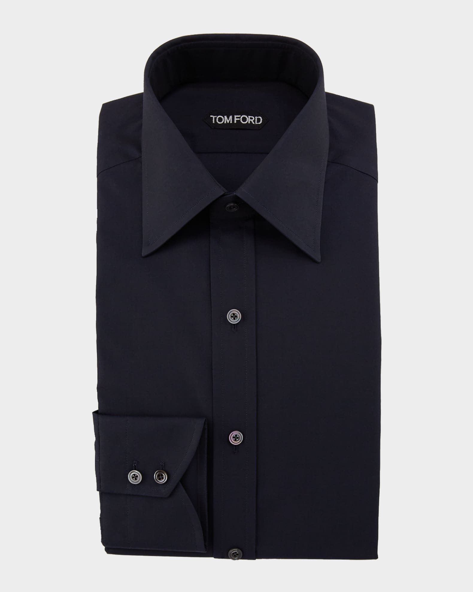 Tom Ford Men s Solid Dress Shirt Blue Men s 15 Shirts Tops Formal Evening Dress Shirts