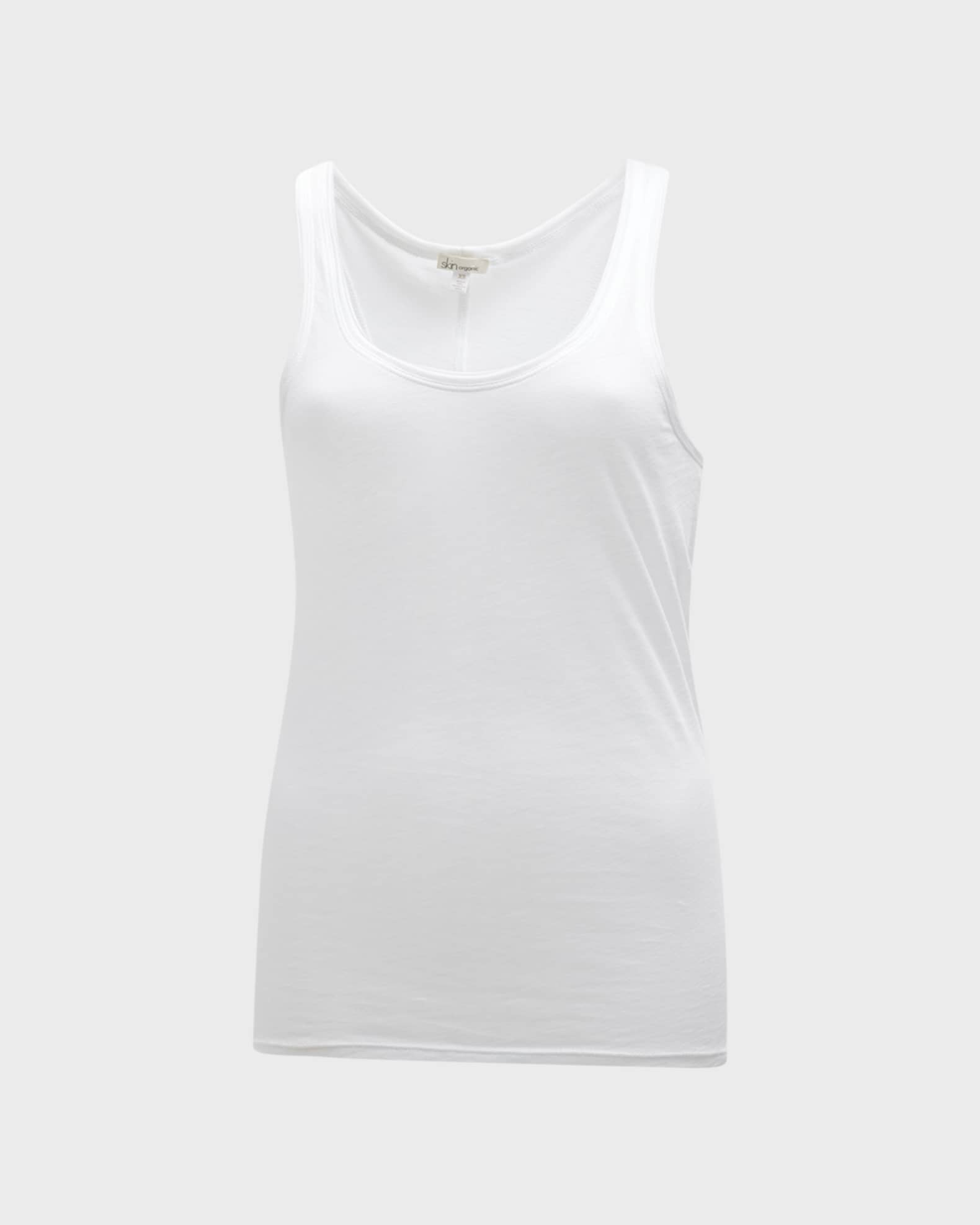 Cotton Ribbed Jersey Logo Tank Top