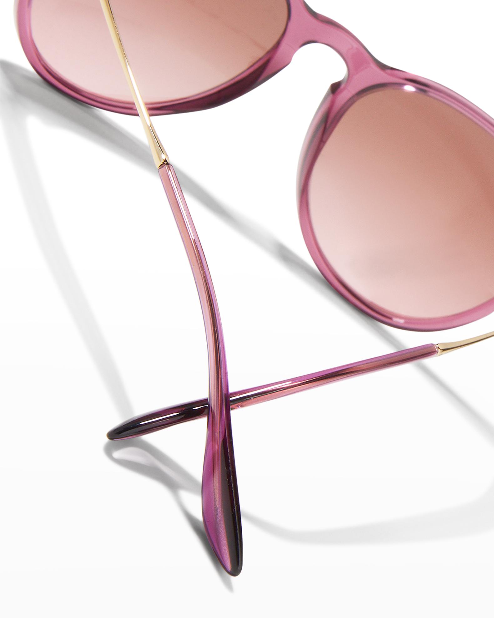 Ray-Ban Gradient Keyhole Nose Bridge Sunglasses | Neiman Marcus