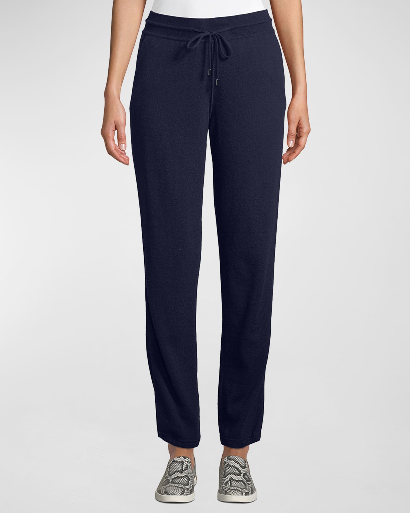 Merano Cashmere Drawstring Jogger Pants 1
