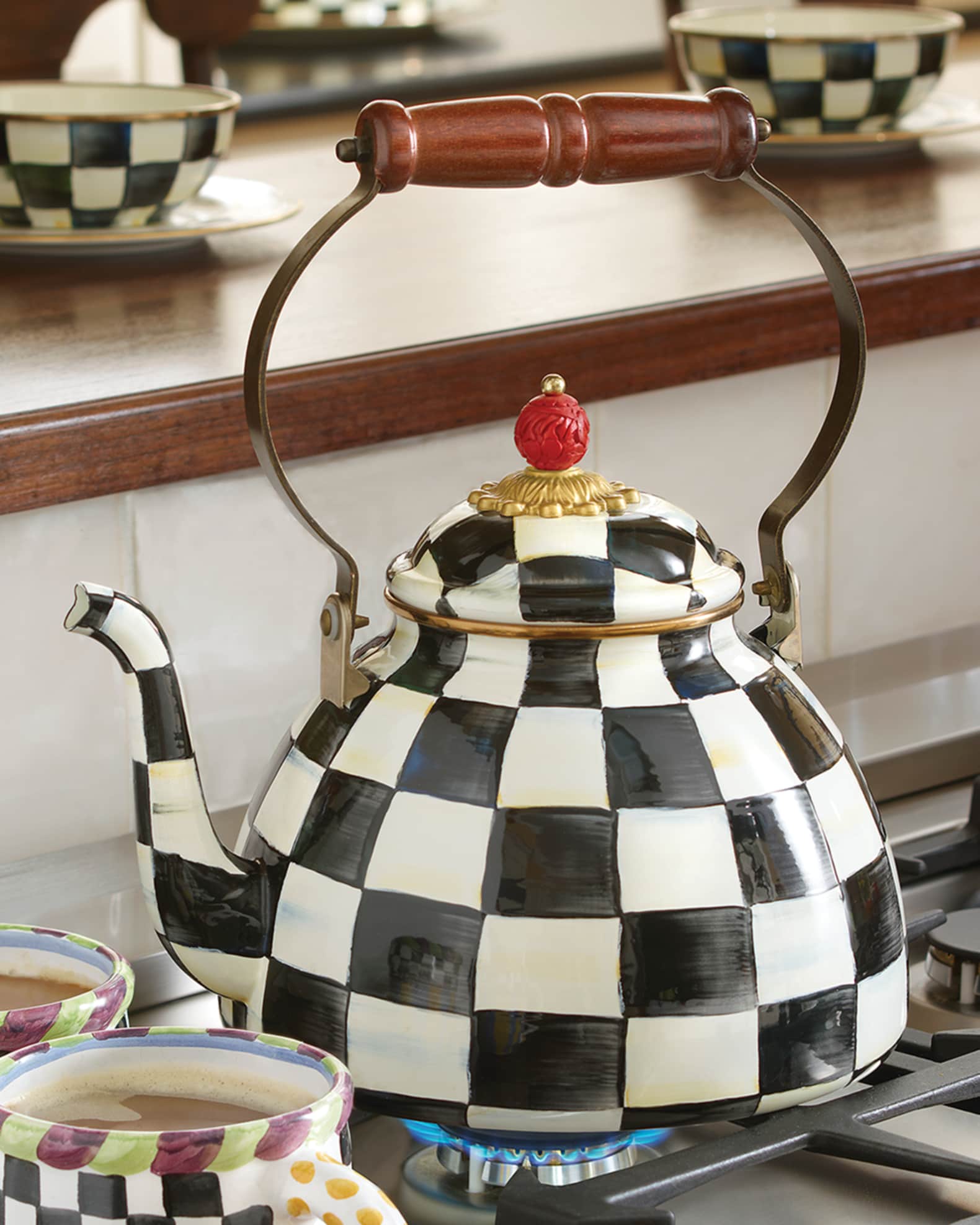 Courtly Check Three-Quart Tea Kettle 1