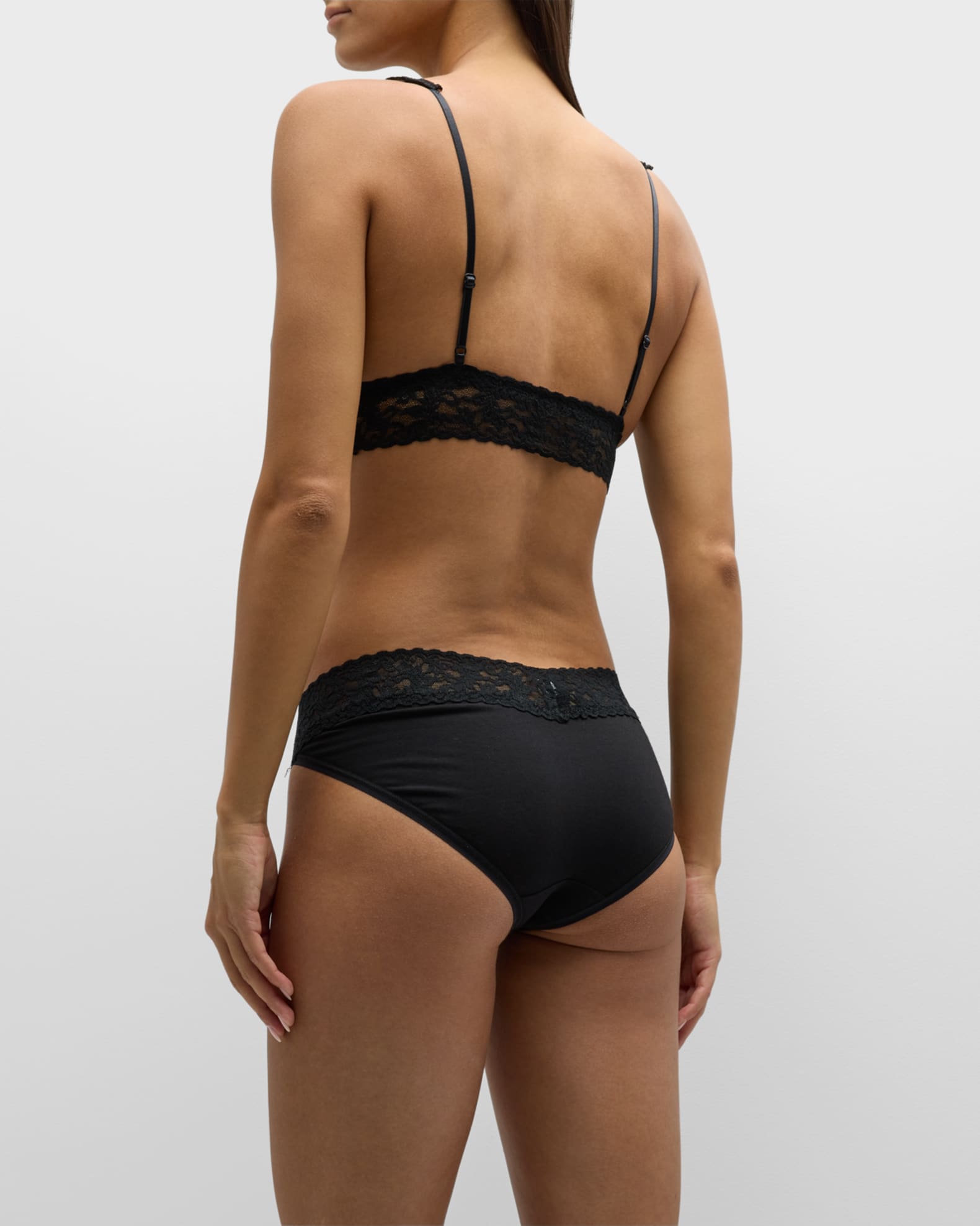 Hanky Panky Signature Lace Organic Cotton VKini Panties Neiman Marcus