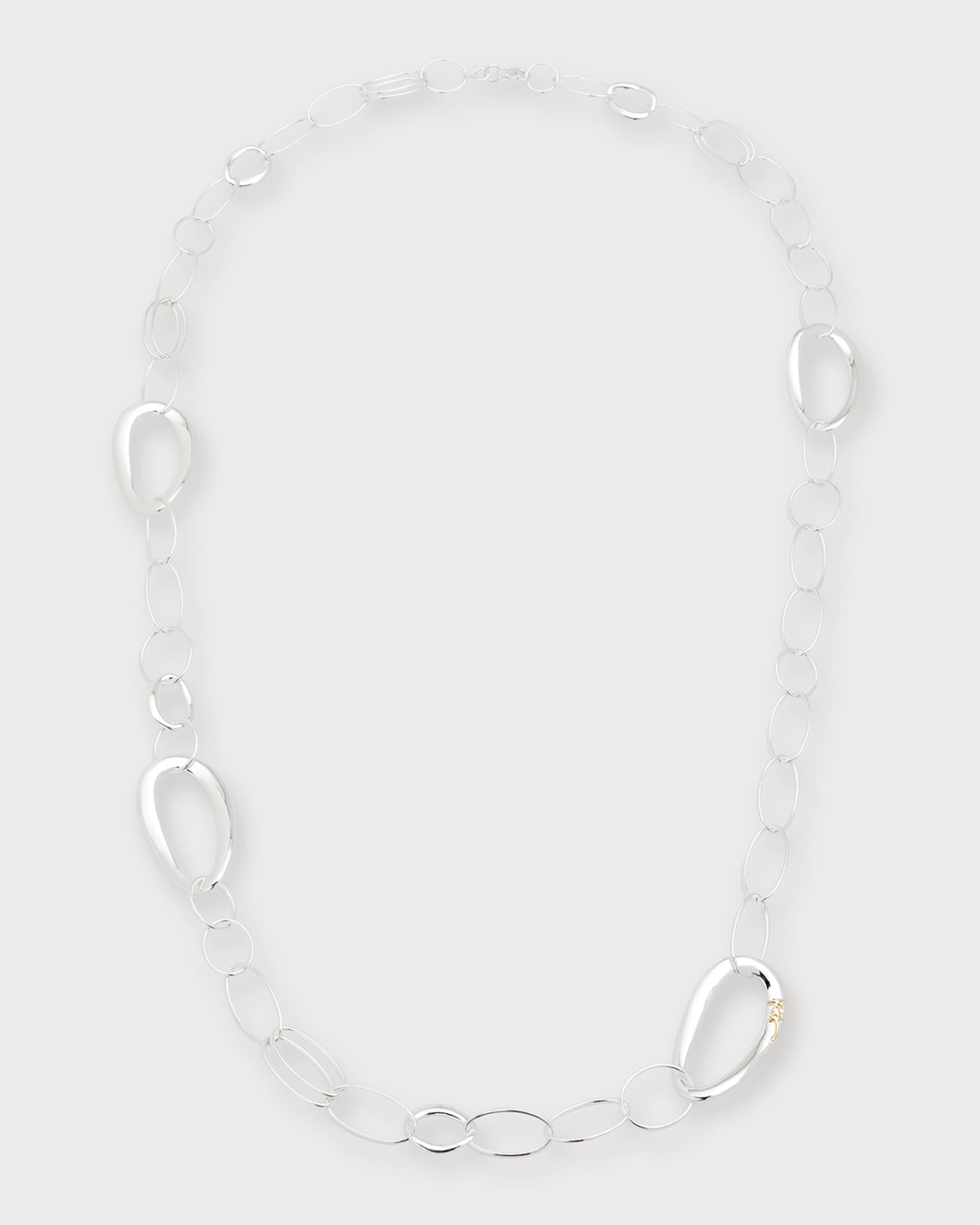 Chain Necklace in Sterling Silver  0