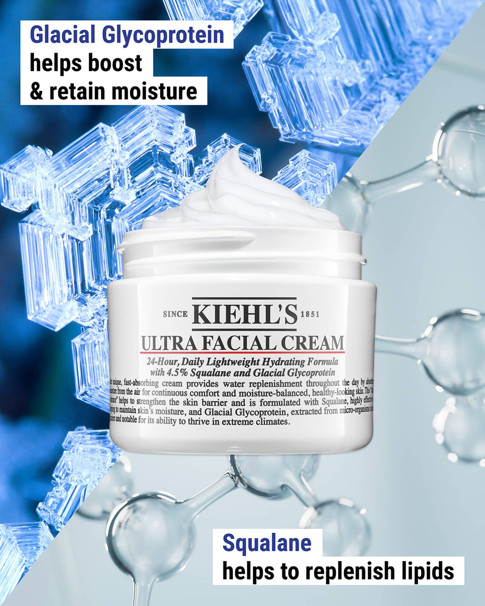 Kiehl's Since 1851 Ultra Facial Moisturizing Cream with Squalane