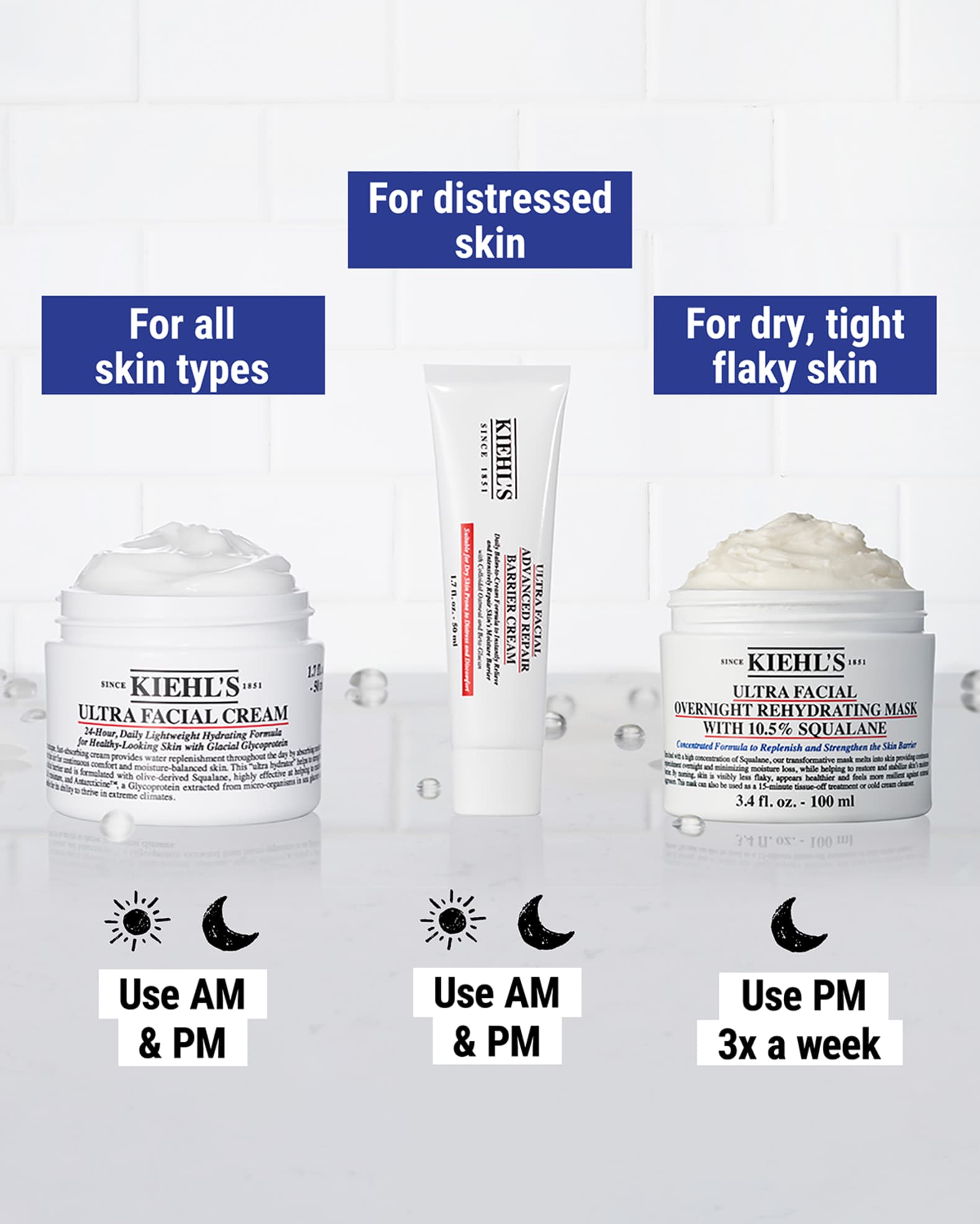 Kiehl's Since 1851 Ultra Facial Moisturizing Cream with Squalane, 1.7