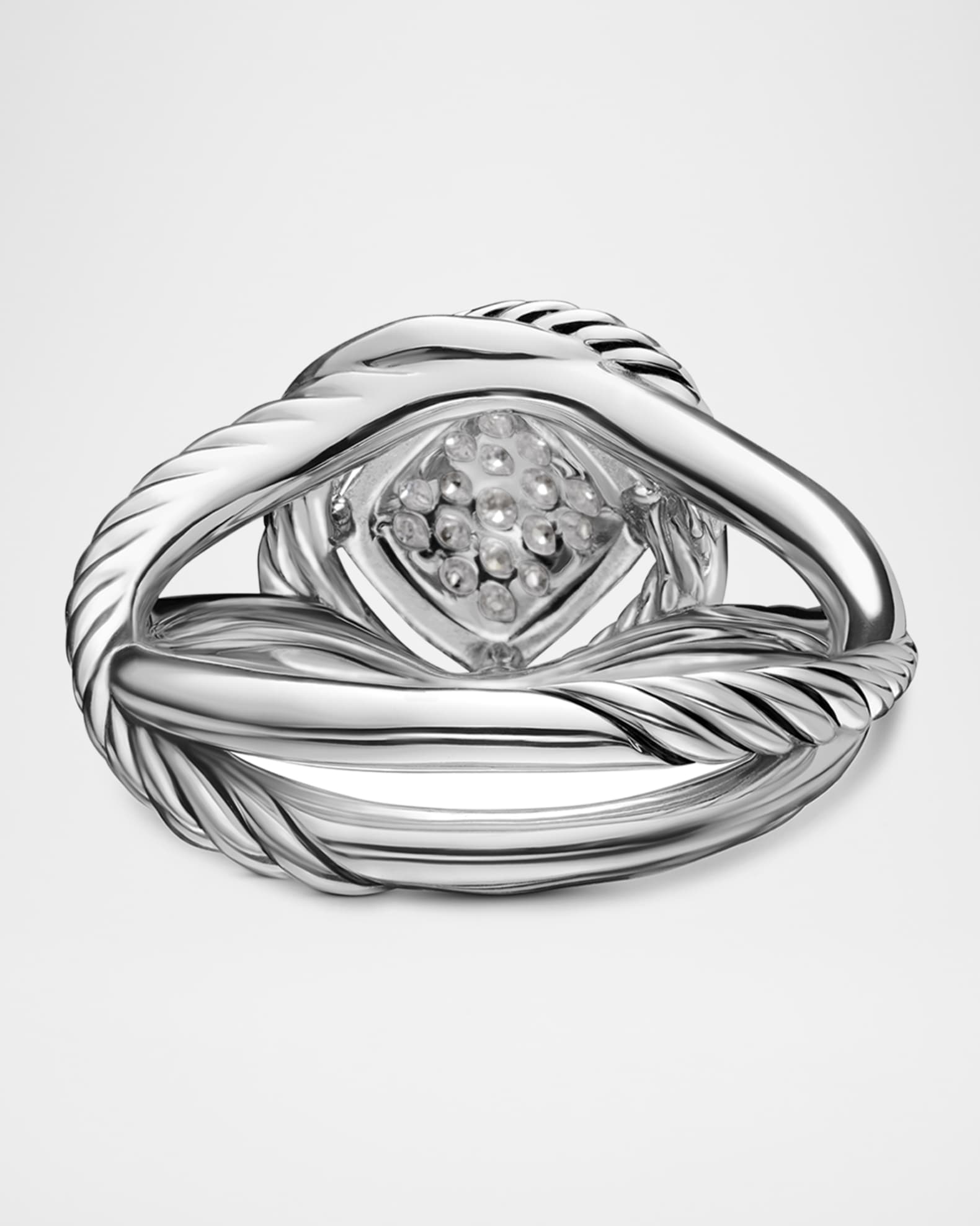 David yurman infinity ring with diamonds top