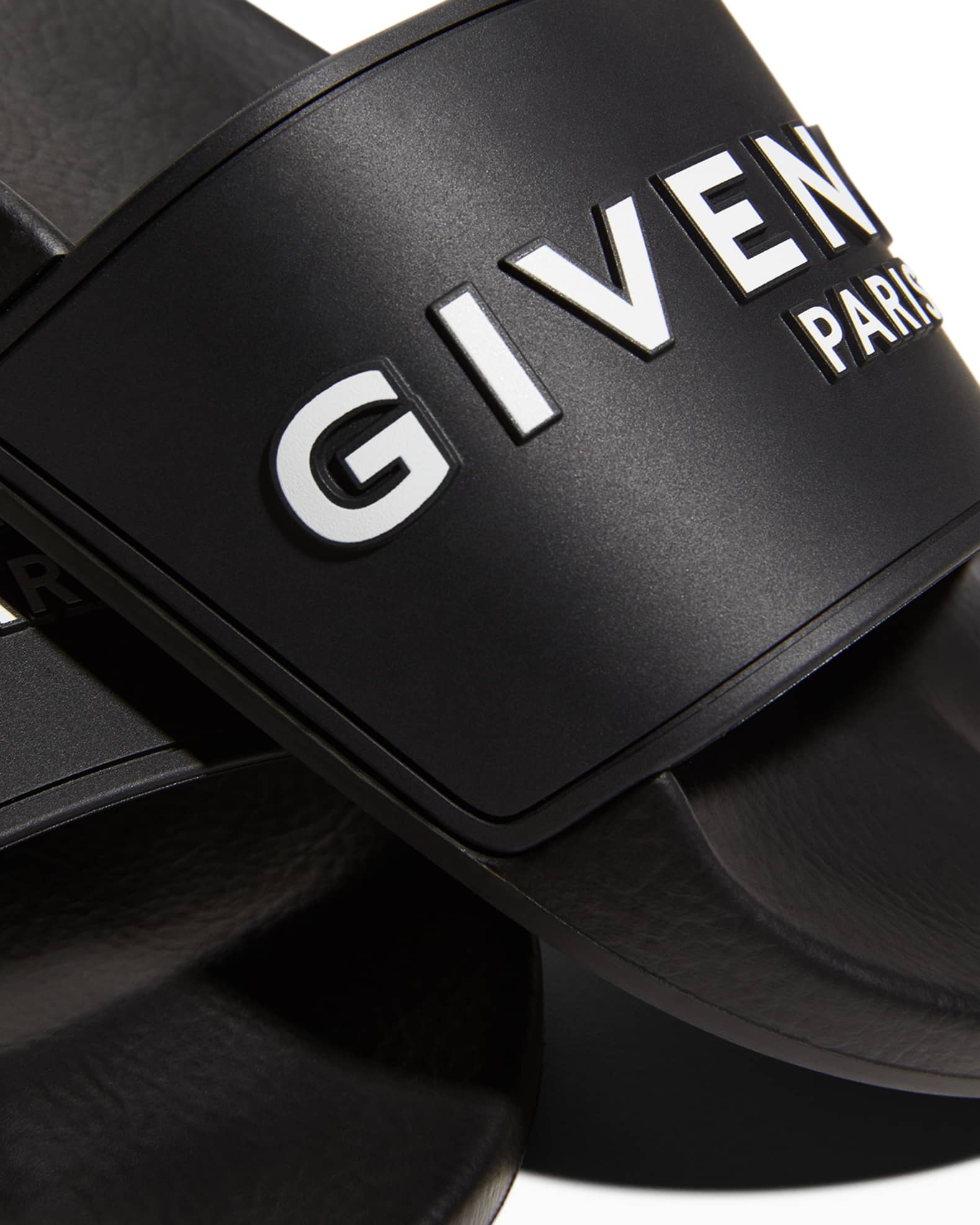 Givenchy Logo Rubber Sandal Slide | Neiman Marcus