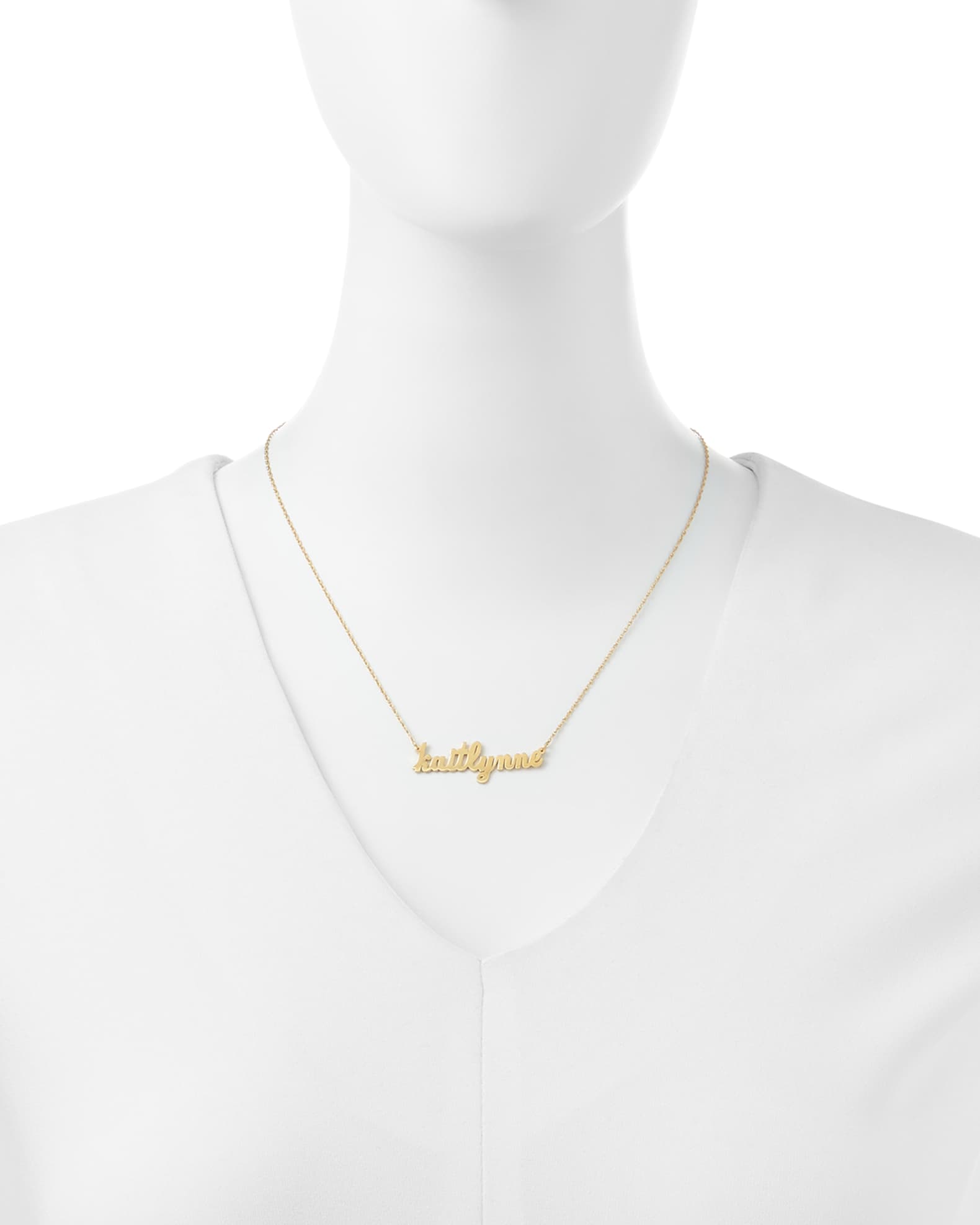 Jennifer nameplate necklace on sale