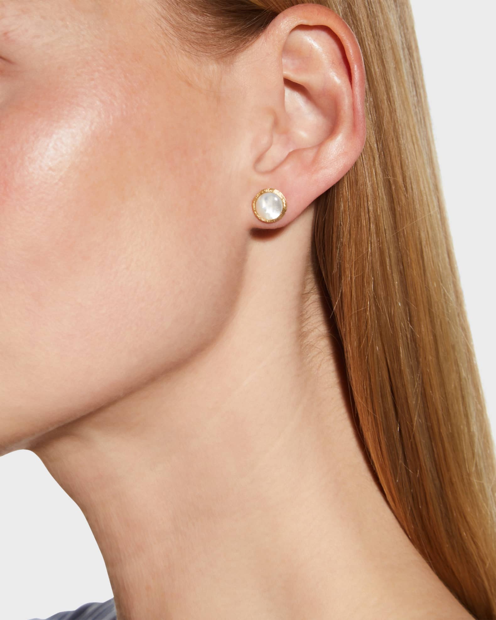 Jaipur Mother-of-Pearl Stud Earrings 1