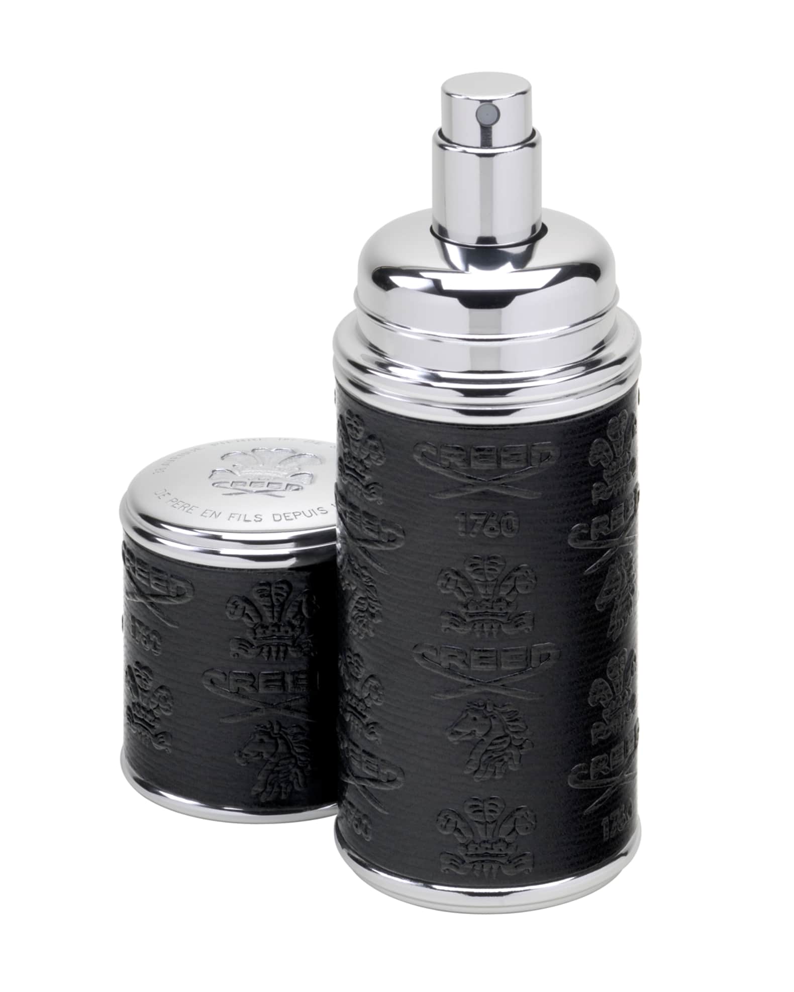 1.7 oz. Deluxe Atomizer, Black with Silver Trim 0