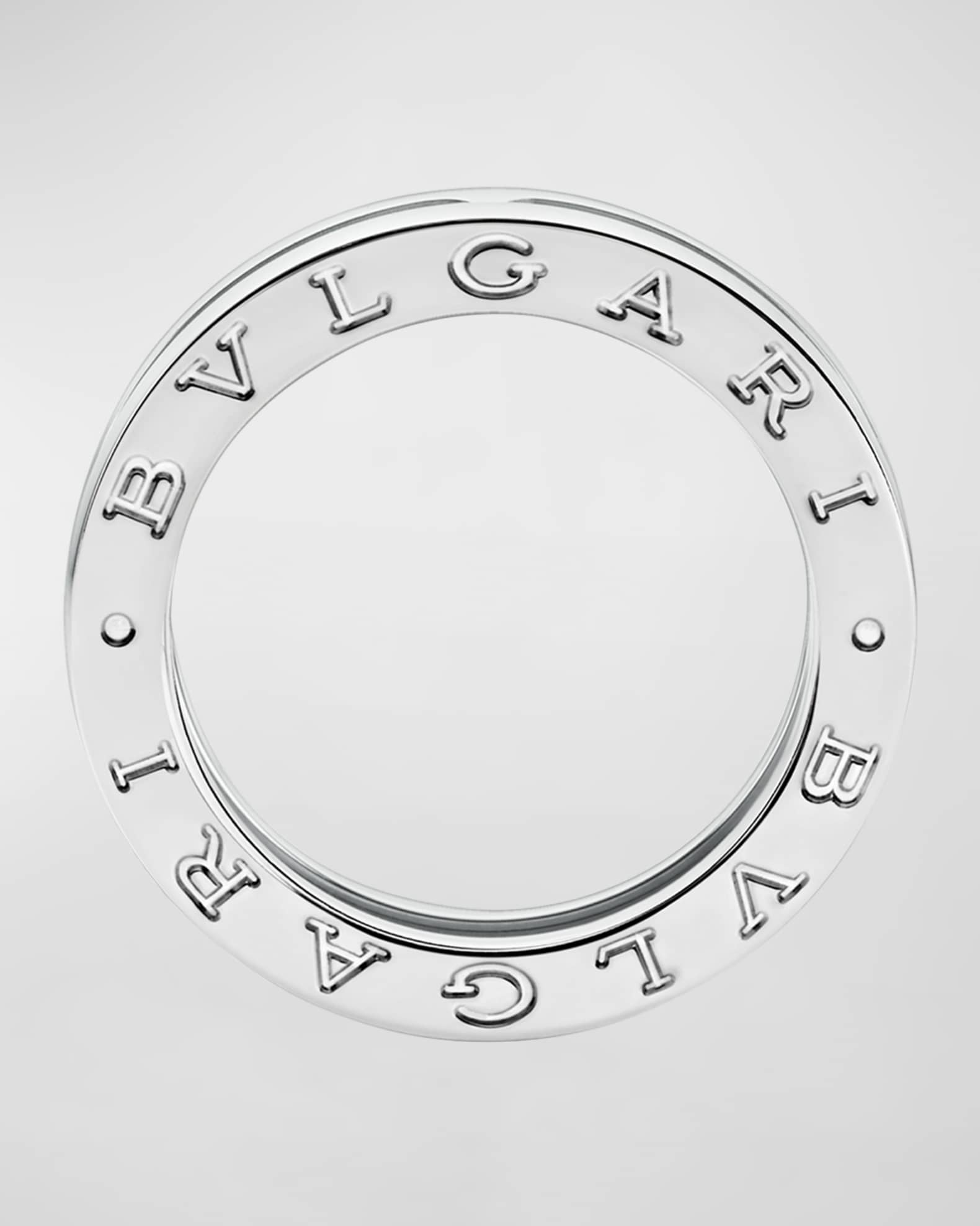 BVLGARI Unisex B.Zero1 White Gold Ring, Size 55 Neiman Marcus