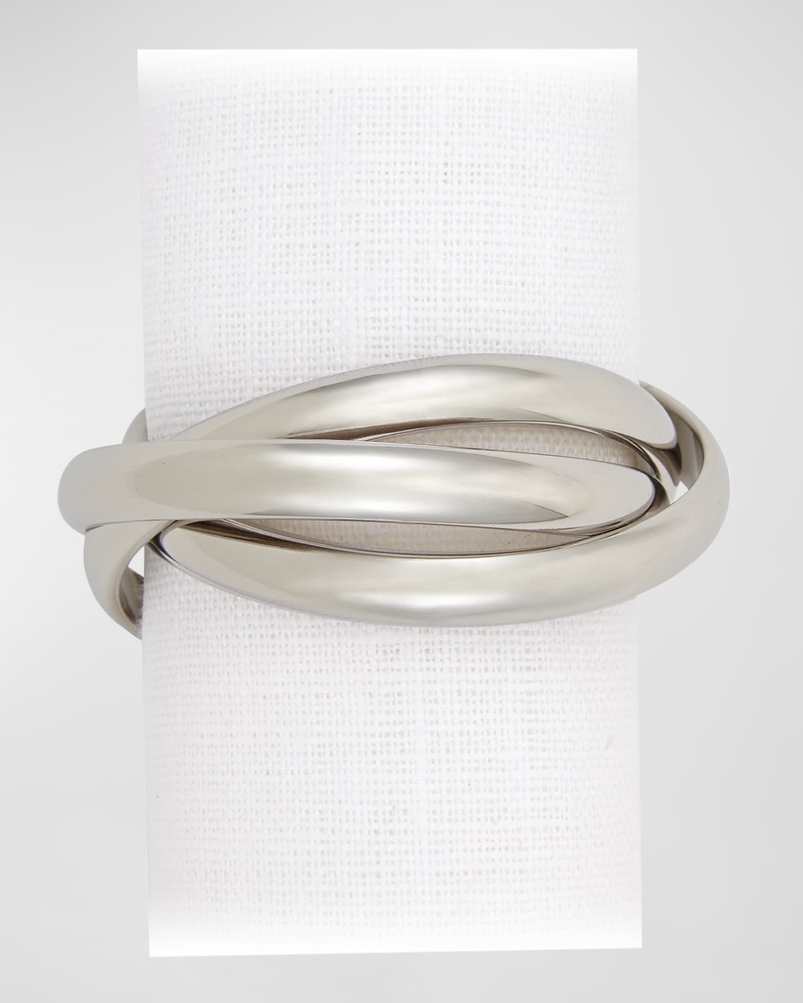 L'Objet Three Ring Napkin Jewels, Set of 4