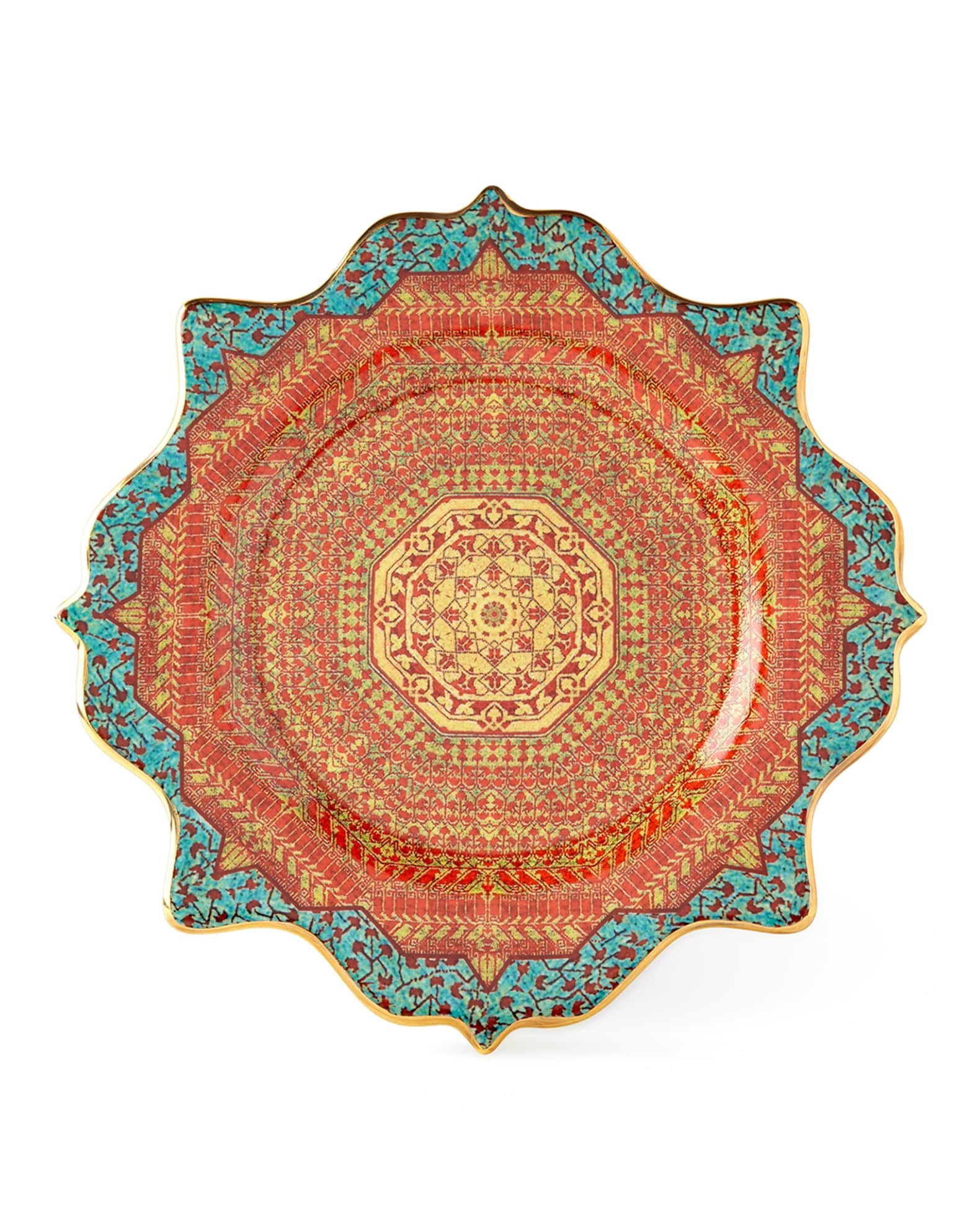 L'Objet Tabriz Dessert Plates, Set of 4