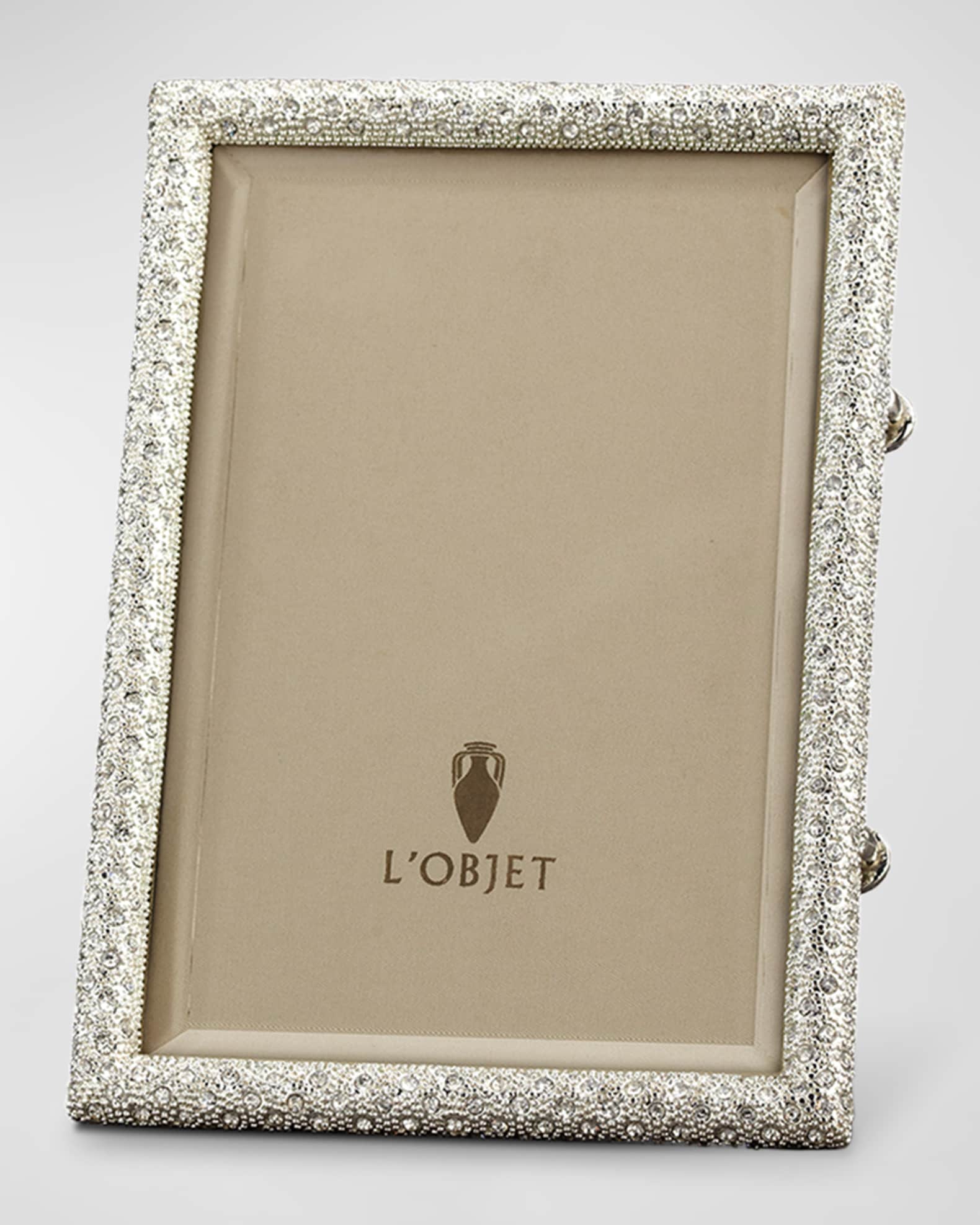 Pave Platinum-Plated Frame, 4" x 6" 0